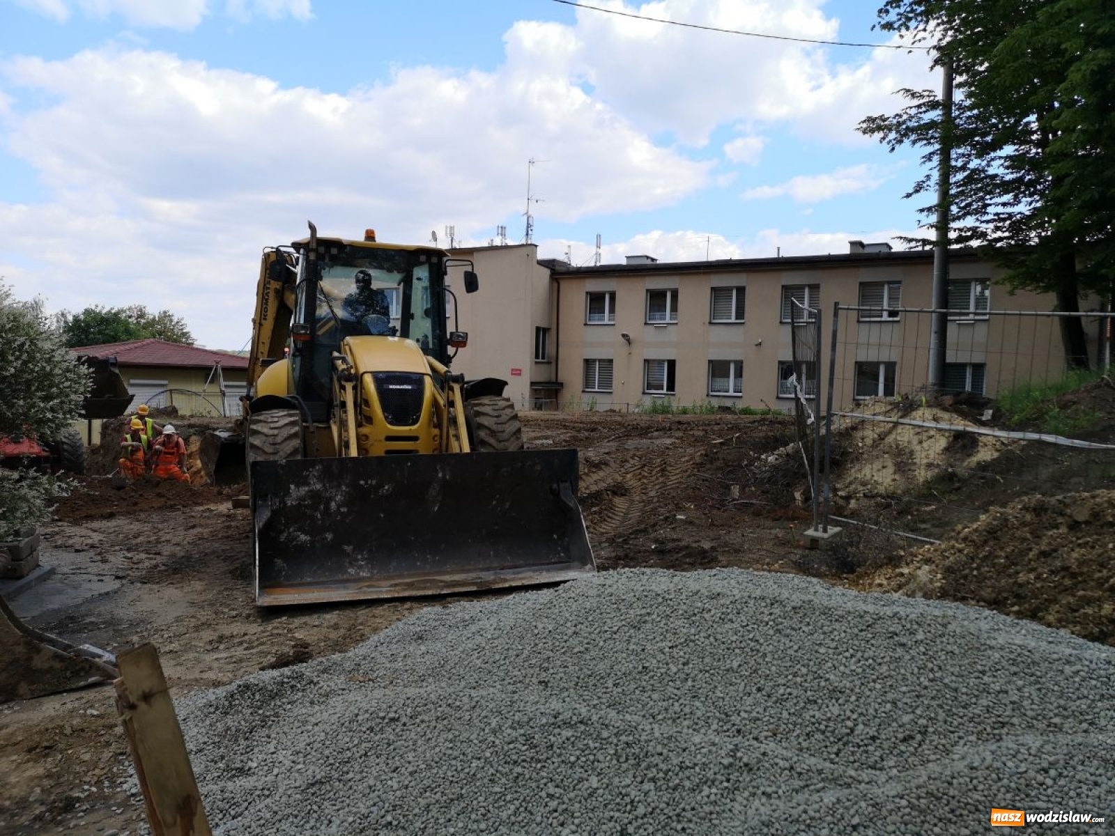 Zdjęcie w galerii na portalu naszwodzislaw.com: Budowa Oazy aktywności nabiera tempa [FOTO] wiadomości z regionu