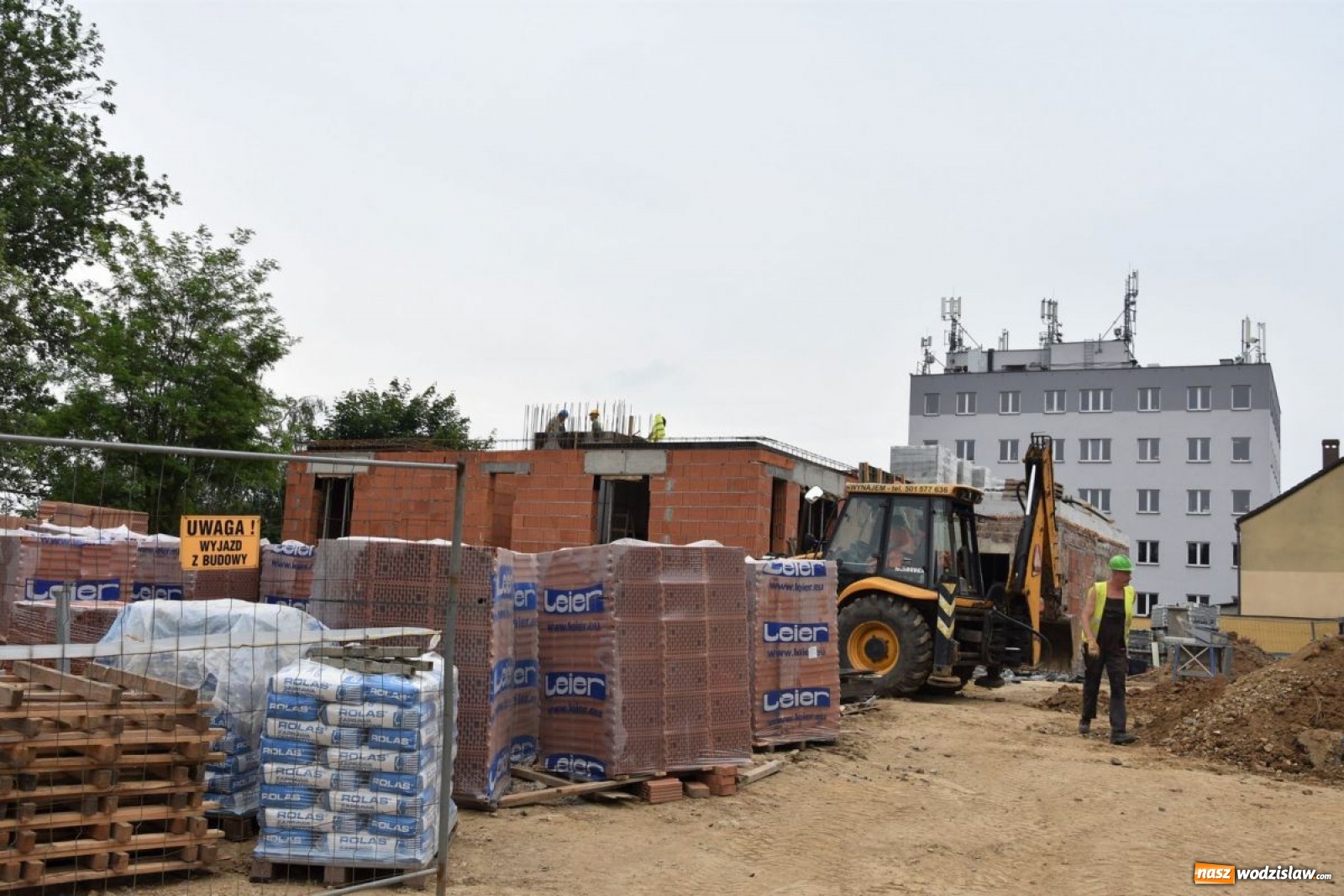 Zdjęcie w galerii na portalu naszwodzislaw.com: Budowa Oazy aktywności nabiera tempa [FOTO] wiadomości z regionu