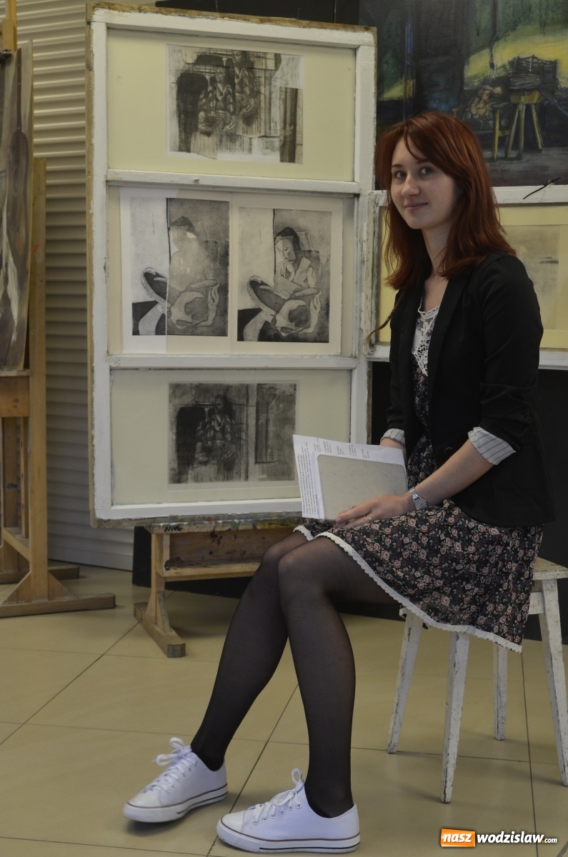 Zdjęcie w galerii na portalu naszwodzislaw.com: Absolwentka wodzisławskiego Plastyka ze stypendium ministra kultury wiadomości z regionu