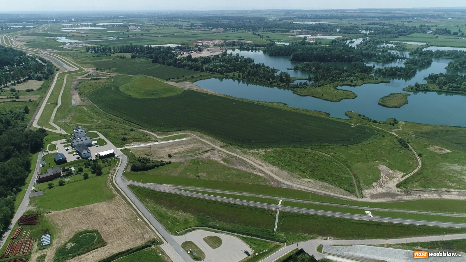 Zdjęcie w galerii na portalu naszwodzislaw.com: Mało znane fakty dotyczące zbiornika Racibórz [FOTO i WIDEO z lotu ptaka] wiadomości z regionu