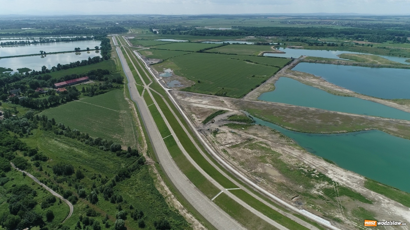 Zdjęcie w galerii na portalu naszwodzislaw.com: Mało znane fakty dotyczące zbiornika Racibórz [FOTO i WIDEO z lotu ptaka] wiadomości z regionu