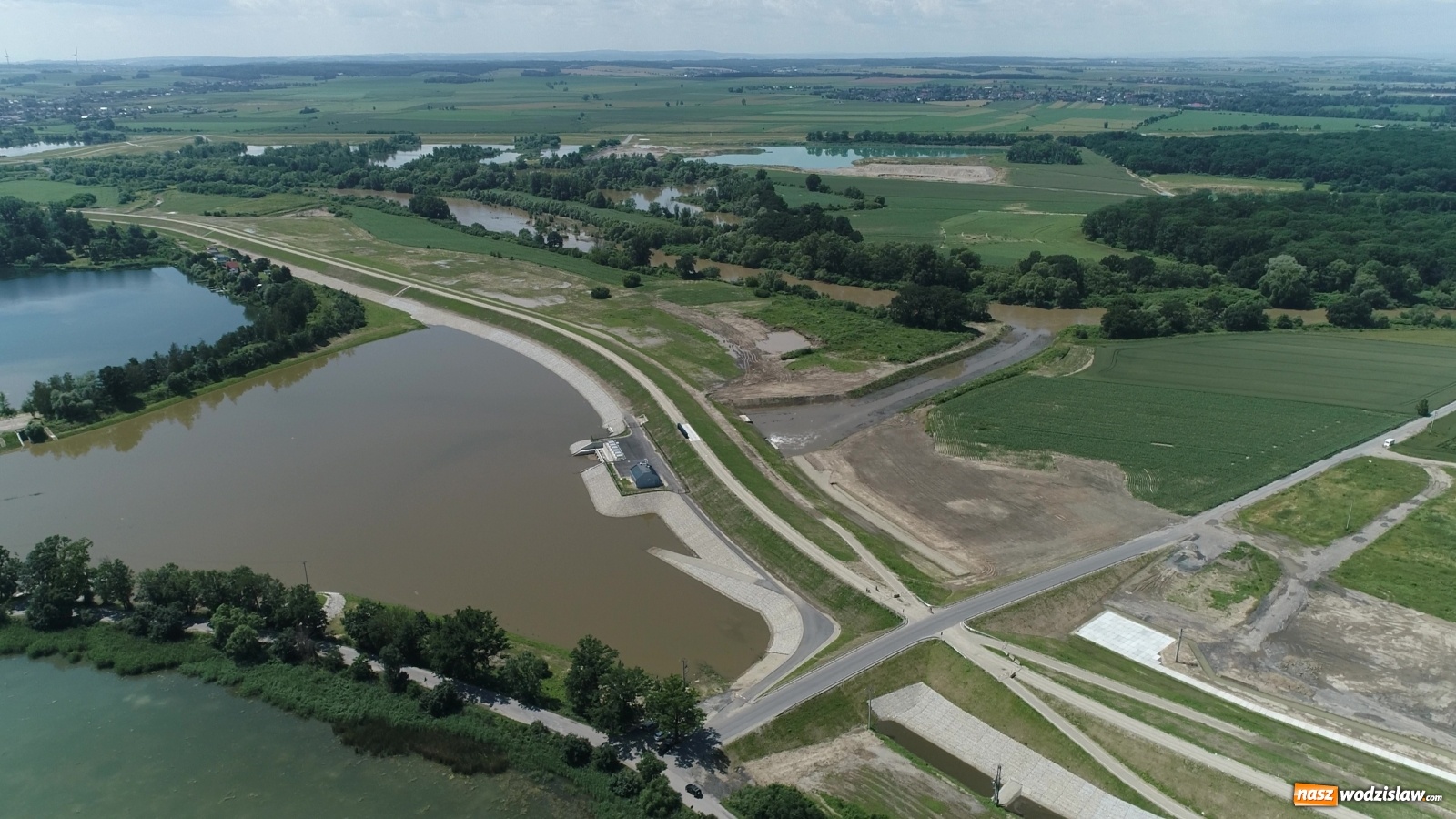 Zdjęcie w galerii na portalu naszwodzislaw.com: Mało znane fakty dotyczące zbiornika Racibórz [FOTO i WIDEO z lotu ptaka] wiadomości z regionu