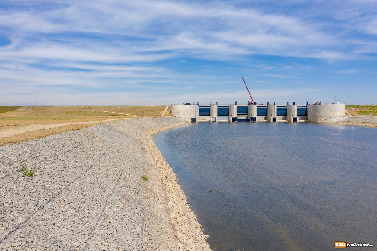 Zdjęcie w galerii na portalu naszwodzislaw.com: Mało znane fakty dotyczące zbiornika Racibórz [FOTO i WIDEO z lotu ptaka] wiadomości z regionu