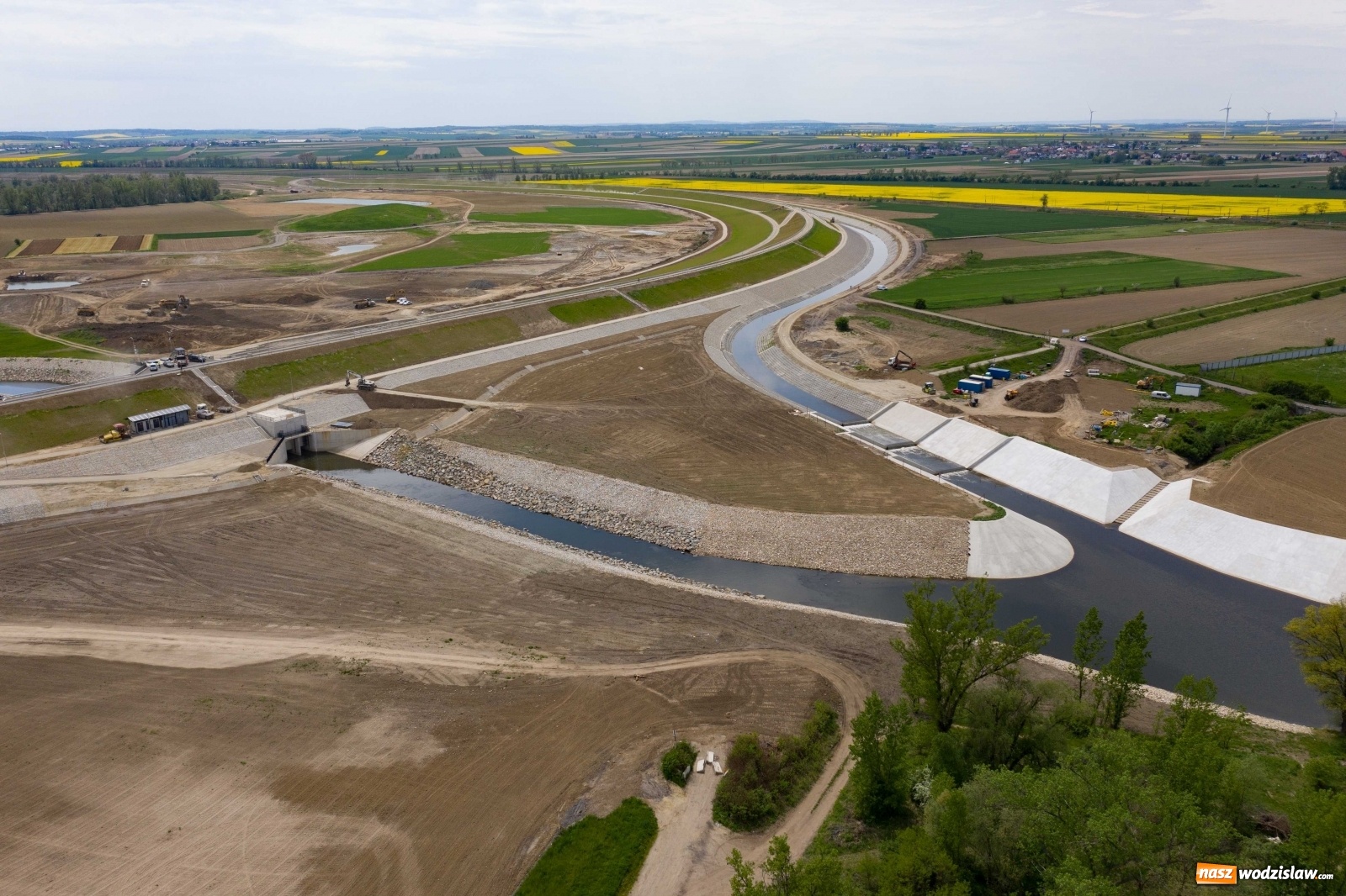 Zdjęcie w galerii na portalu naszwodzislaw.com: Mało znane fakty dotyczące zbiornika Racibórz [FOTO i WIDEO z lotu ptaka] wiadomości z regionu