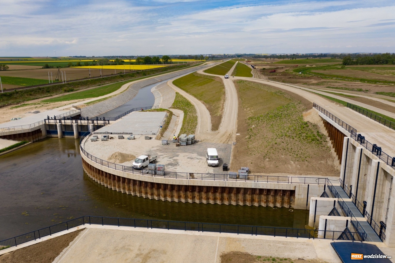 Zdjęcie w galerii na portalu naszwodzislaw.com: Mało znane fakty dotyczące zbiornika Racibórz [FOTO i WIDEO z lotu ptaka] wiadomości z regionu