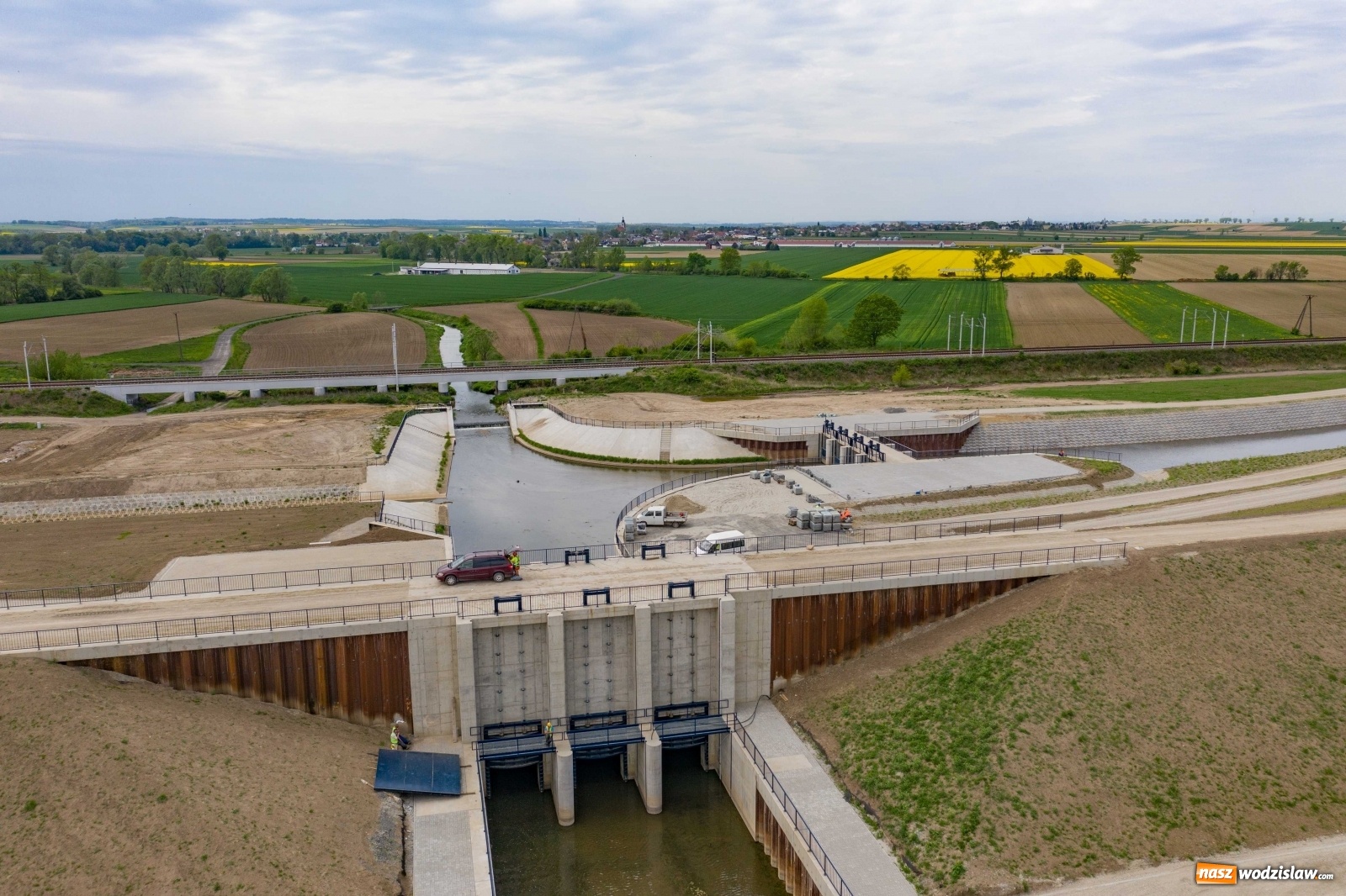 Zdjęcie w galerii na portalu naszwodzislaw.com: Mało znane fakty dotyczące zbiornika Racibórz [FOTO i WIDEO z lotu ptaka] wiadomości z regionu