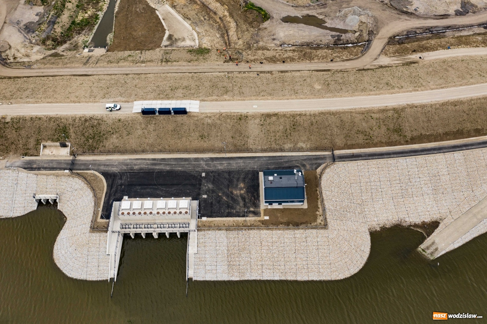 Zdjęcie w galerii na portalu naszwodzislaw.com: Mało znane fakty dotyczące zbiornika Racibórz [FOTO i WIDEO z lotu ptaka] wiadomości z regionu
