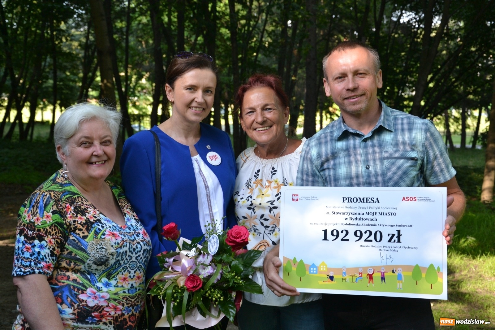Zdjęcie w galerii na portalu naszwodzislaw.com: Rydułtowskie stowarzyszenie Moje Miasto z dofinansowaniem ASOS wiadomości z regionu