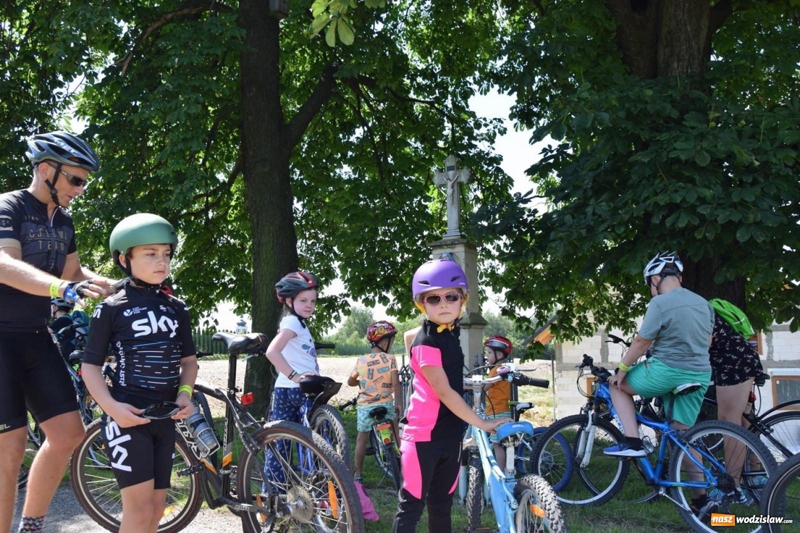Zdjęcie w galerii na portalu naszwodzislaw.com: Udany wakacyjny rajd rowerowy z mszańskim GOKiR [FOTO] wiadomości z regionu