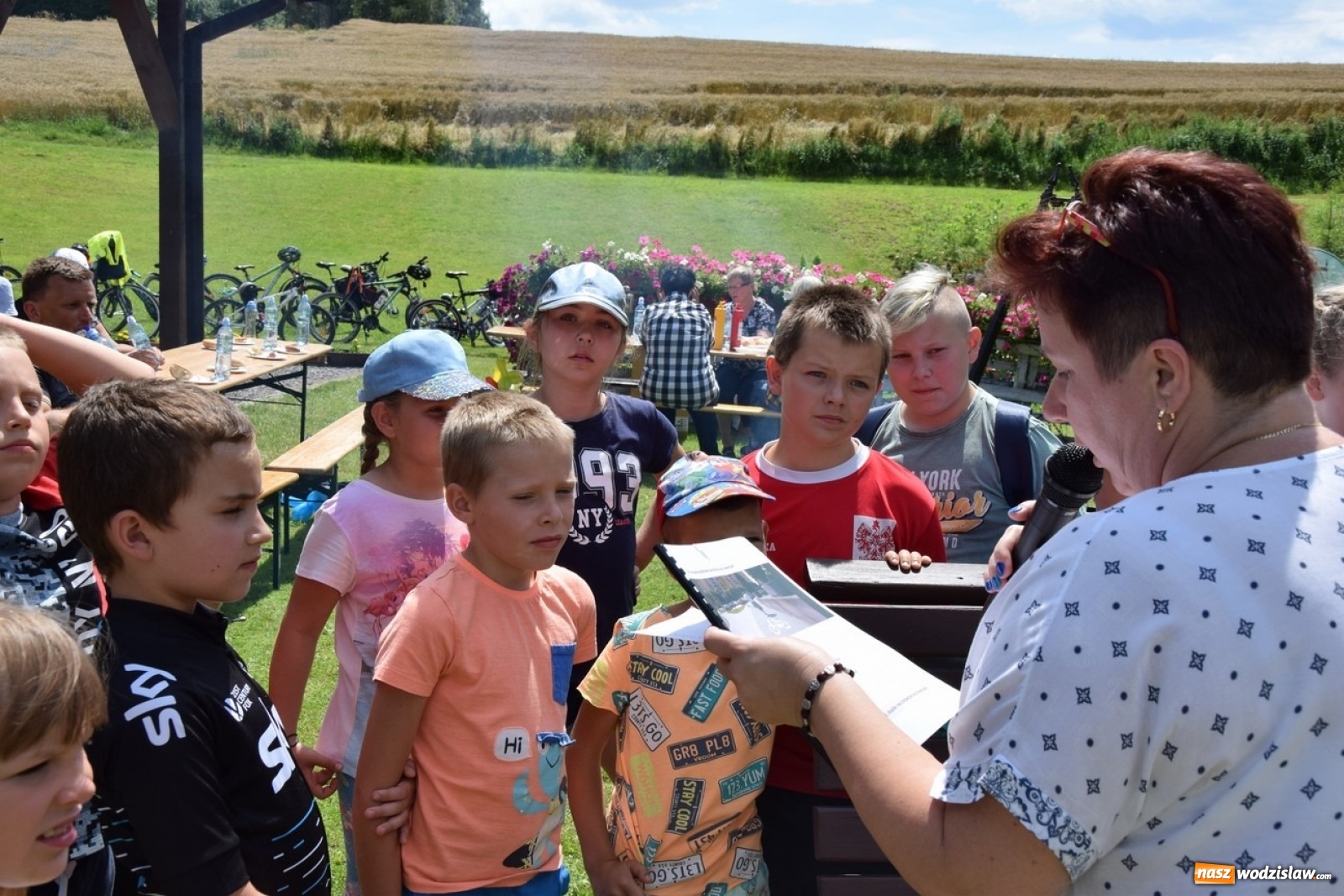 Zdjęcie w galerii na portalu naszwodzislaw.com: Udany wakacyjny rajd rowerowy z mszańskim GOKiR [FOTO] wiadomości z regionu