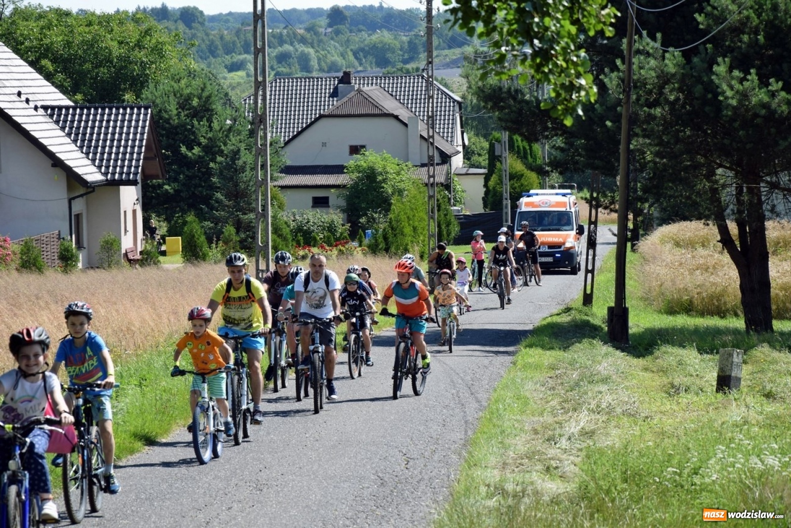 Zdjęcie w galerii na portalu naszwodzislaw.com: Udany wakacyjny rajd rowerowy z mszańskim GOKiR [FOTO] wiadomości z regionu
