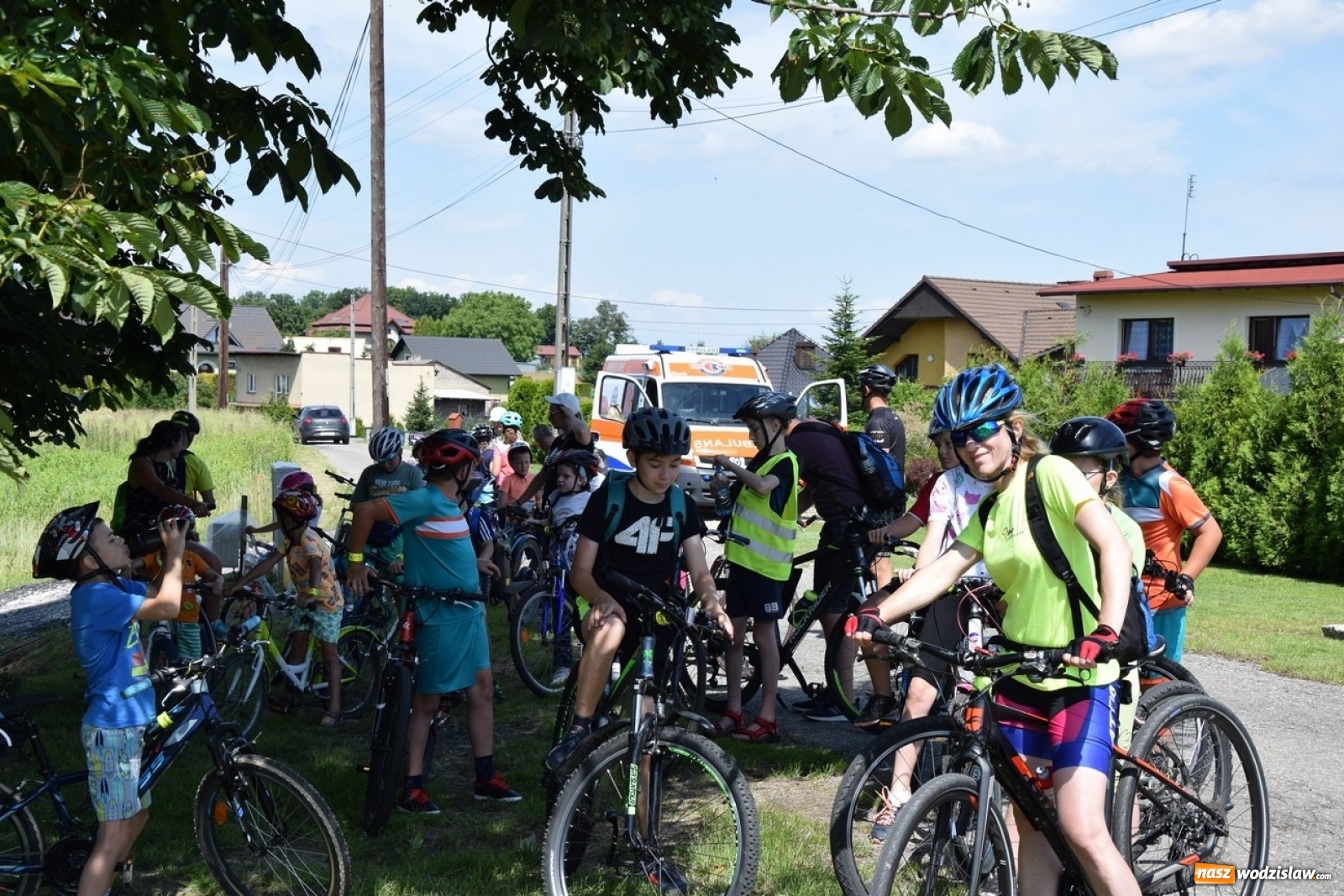 Zdjęcie w galerii na portalu naszwodzislaw.com: Udany wakacyjny rajd rowerowy z mszańskim GOKiR [FOTO] wiadomości z regionu