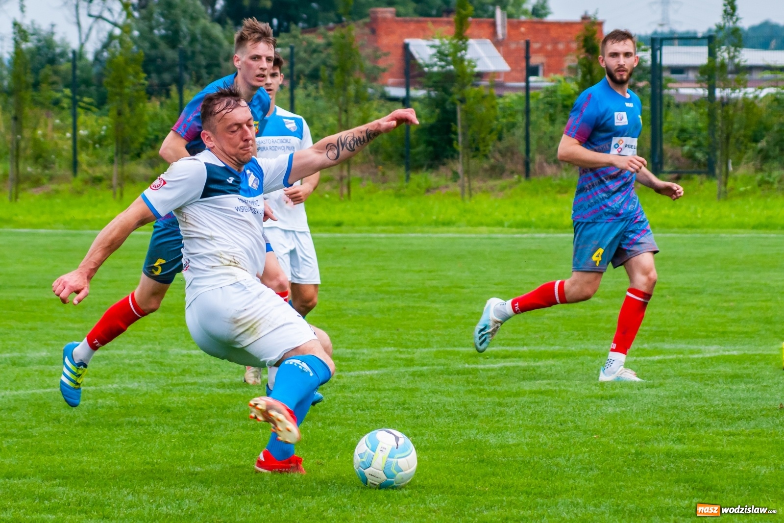 Zdjęcie w galerii na portalu naszwodzislaw.com: Bez bramek w sparingowym starciu Odry Centrum z Unią Racibórz [FOTO] wiadomości z regionu