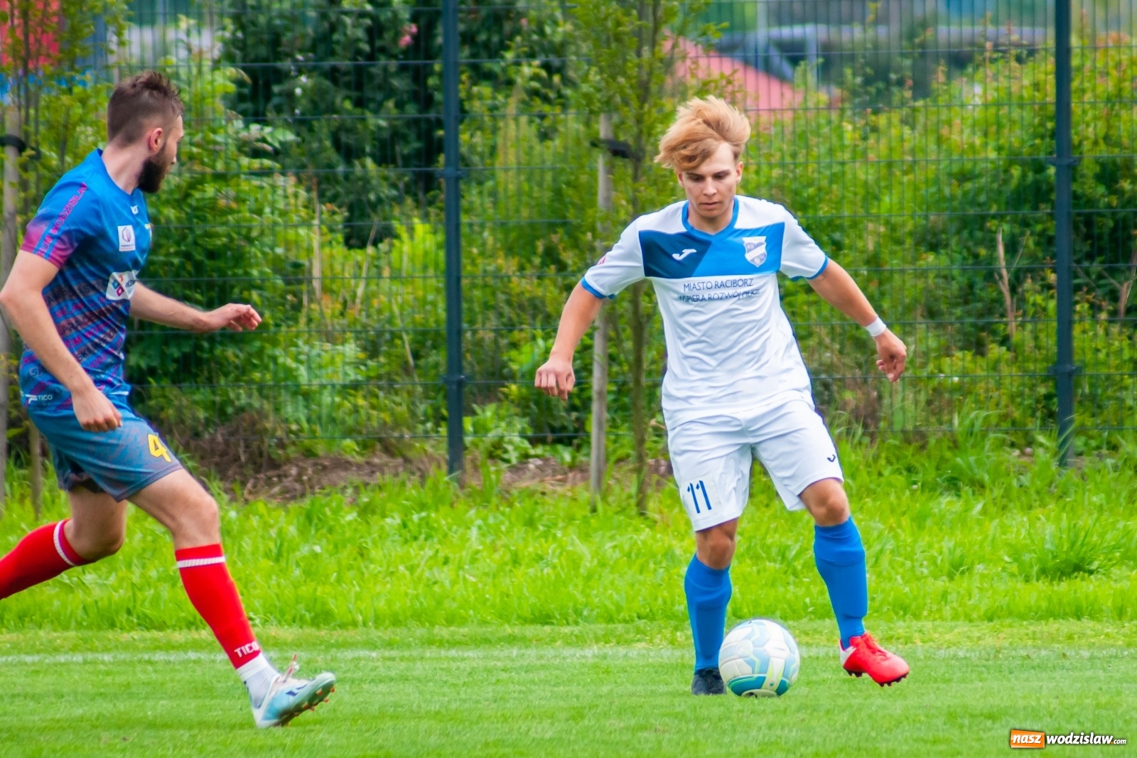 Zdjęcie w galerii na portalu naszwodzislaw.com: Bez bramek w sparingowym starciu Odry Centrum z Unią Racibórz [FOTO] wiadomości z regionu