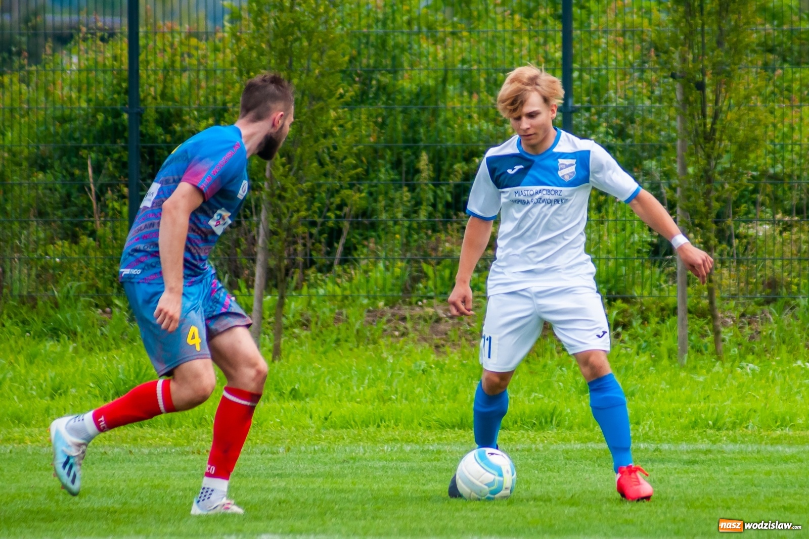 Zdjęcie w galerii na portalu naszwodzislaw.com: Bez bramek w sparingowym starciu Odry Centrum z Unią Racibórz [FOTO] wiadomości z regionu