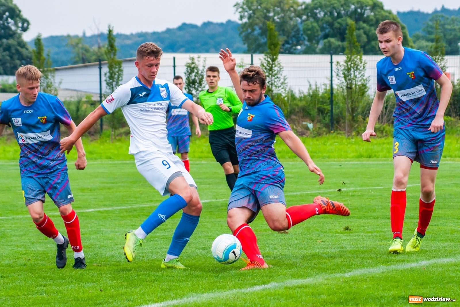 Zdjęcie w galerii na portalu naszwodzislaw.com: Bez bramek w sparingowym starciu Odry Centrum z Unią Racibórz [FOTO] wiadomości z regionu