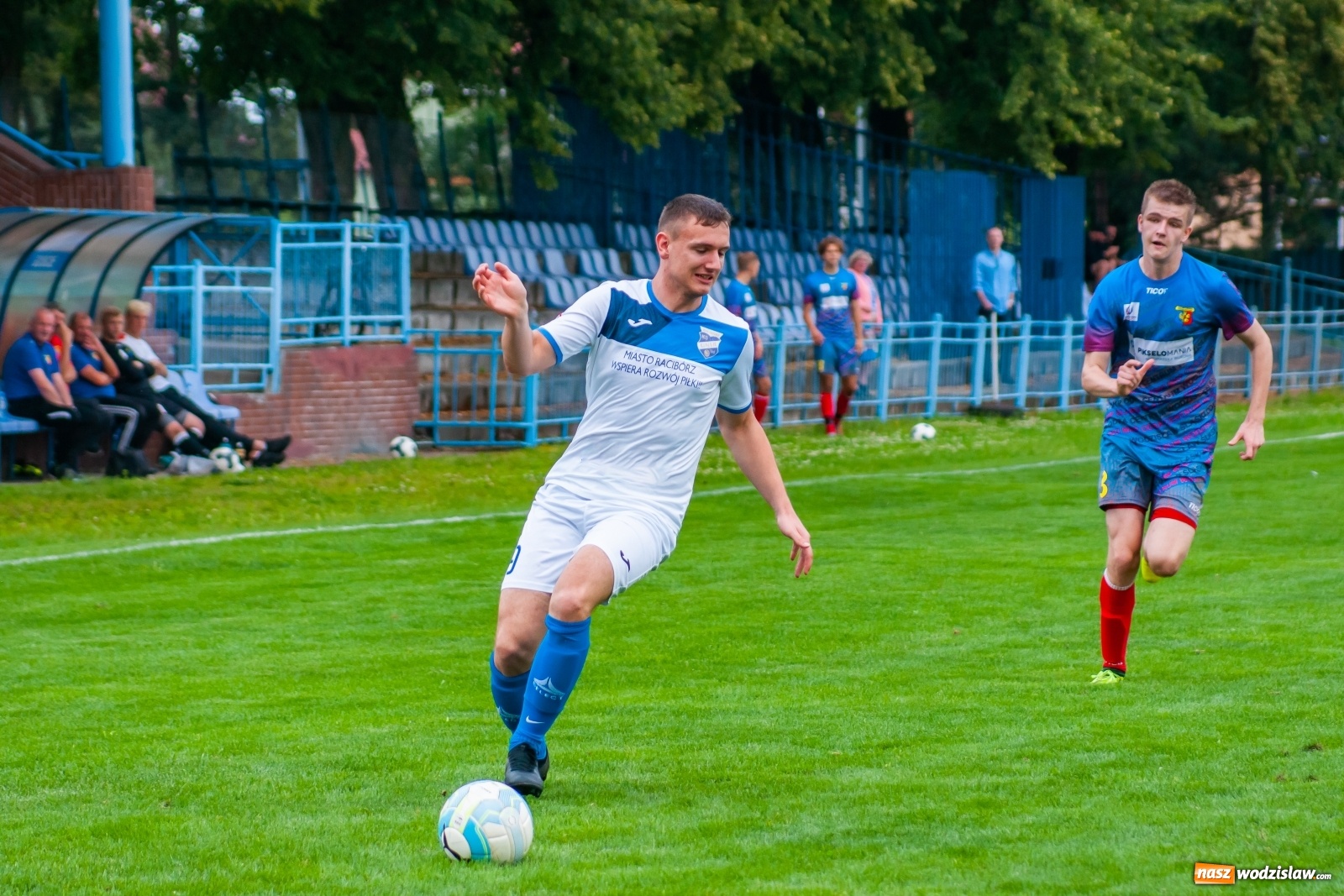 Zdjęcie w galerii na portalu naszwodzislaw.com: Bez bramek w sparingowym starciu Odry Centrum z Unią Racibórz [FOTO] wiadomości z regionu