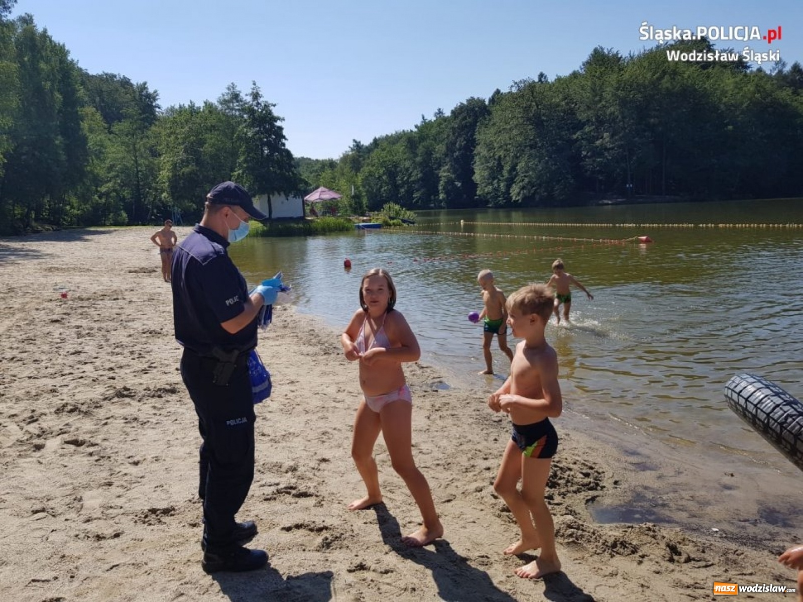 Zdjęcie w galerii na portalu naszwodzislaw.com: Kąpieliska pod lupą wodzisławskiej policji  wiadomości z regionu