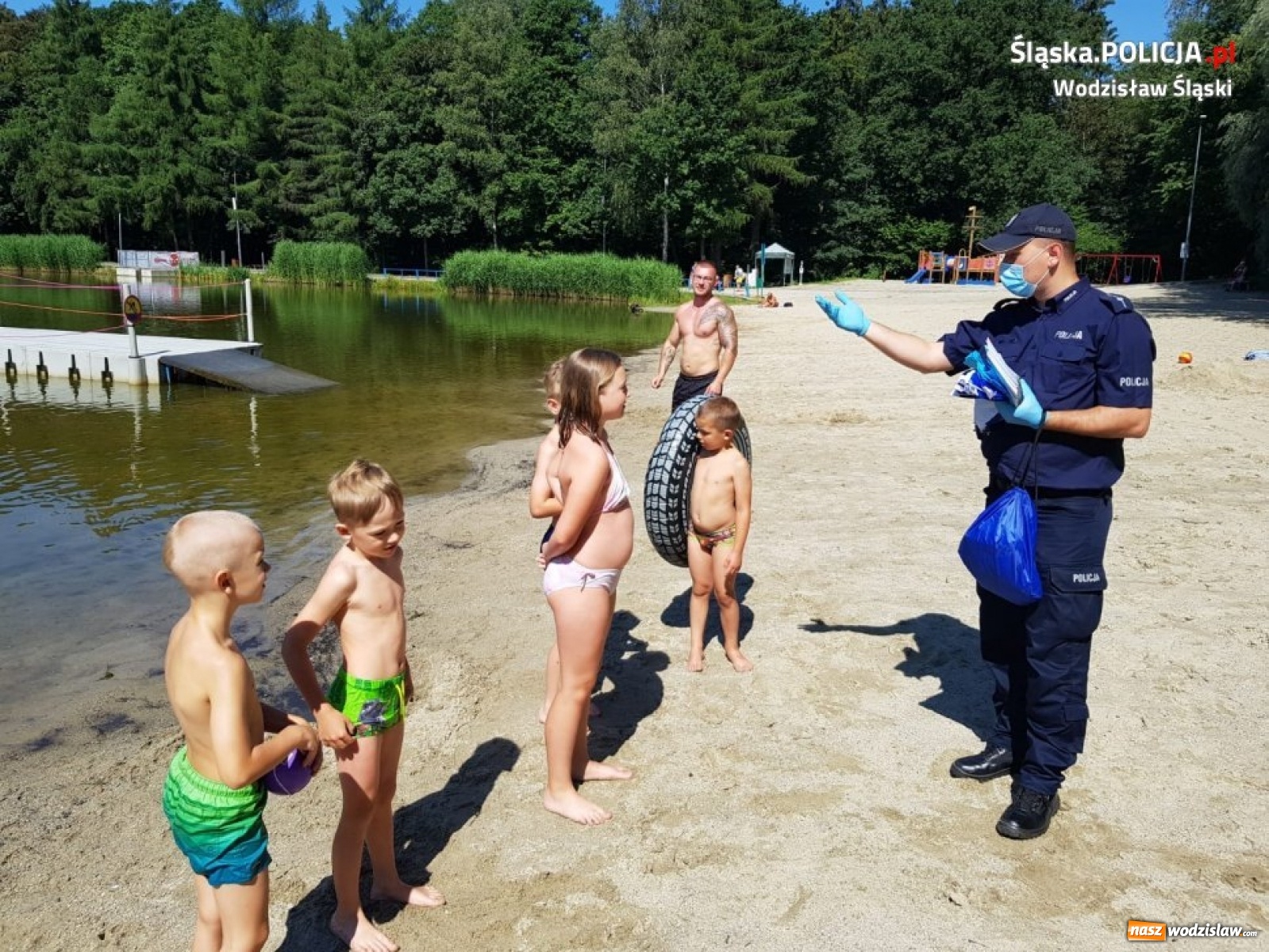 Zdjęcie w galerii na portalu naszwodzislaw.com: Kąpieliska pod lupą wodzisławskiej policji  wiadomości z regionu