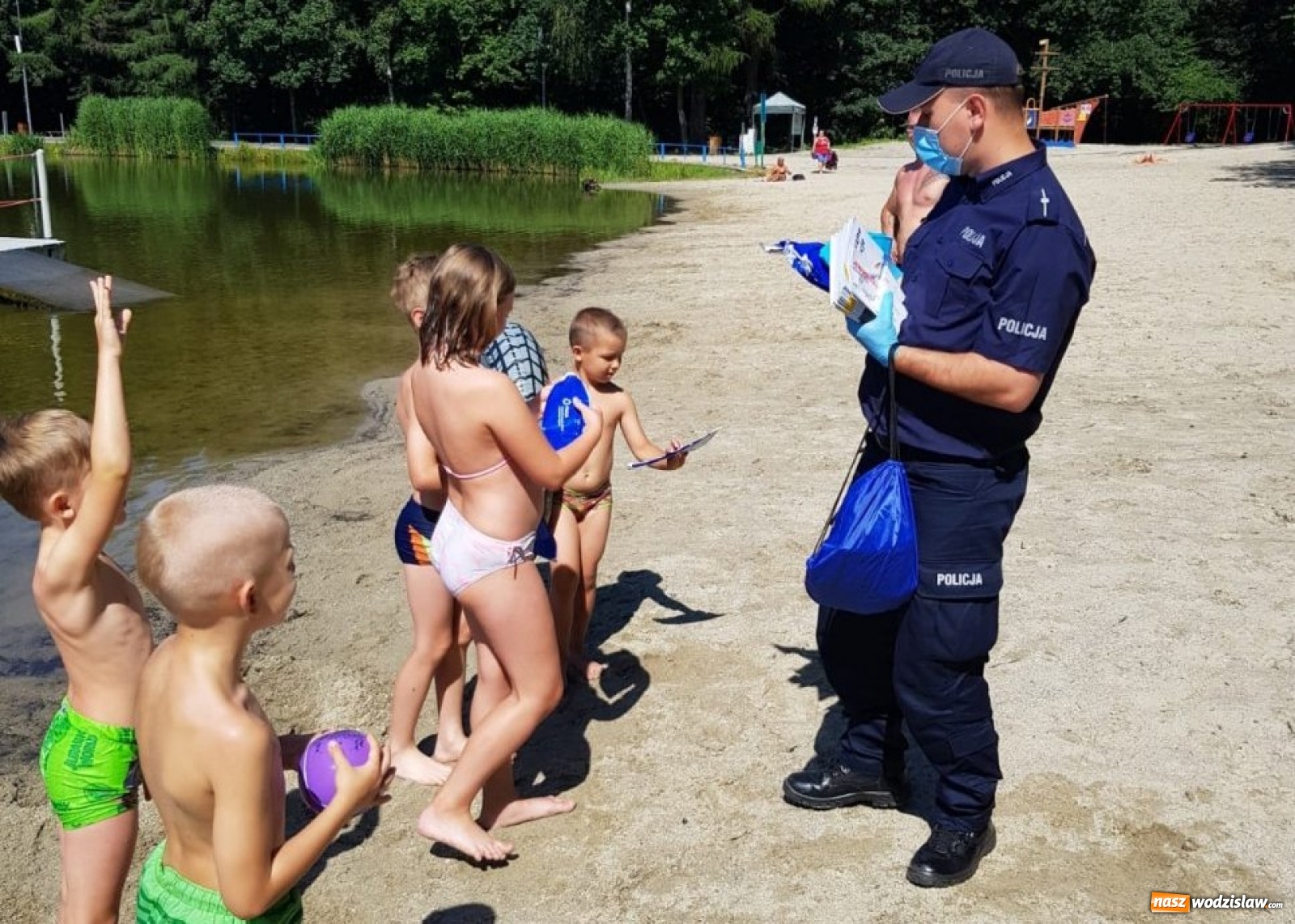 Zdjęcie w galerii na portalu naszwodzislaw.com: Kąpieliska pod lupą wodzisławskiej policji  wiadomości z regionu