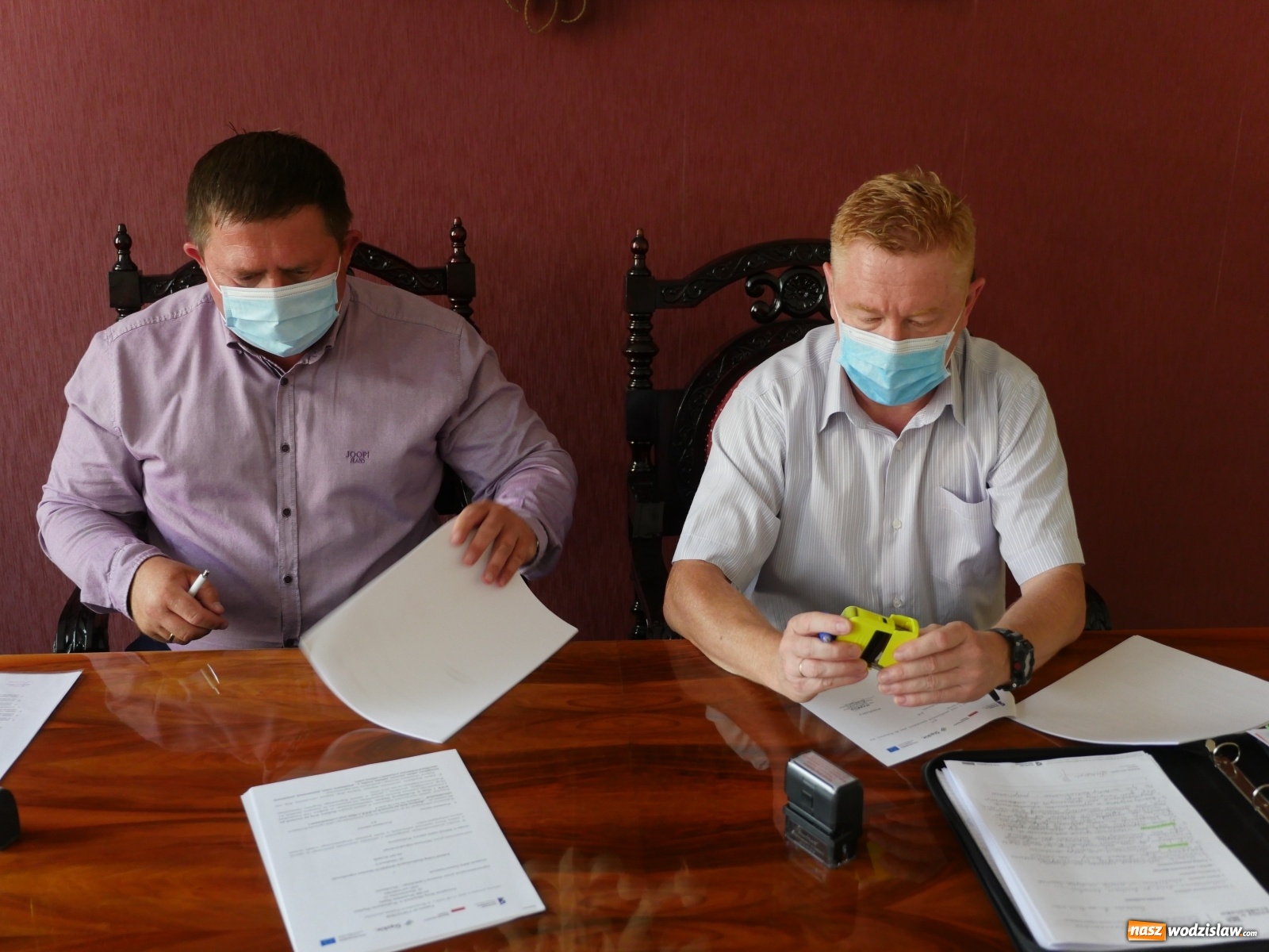 Zdjęcie w galerii na portalu naszwodzislaw.com: Umowa na budowę dróg na terenach po KWK 1 Maja podpisana wiadomości z regionu