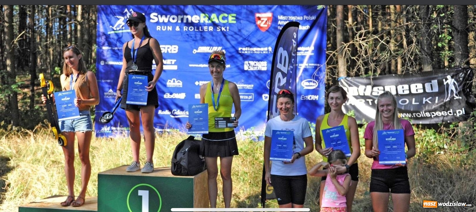 Zdjęcie w galerii na portalu naszwodzislaw.com: Dominika Bielecka wicemistrzynią Polski w biegu na nartorolkach wiadomości z regionu