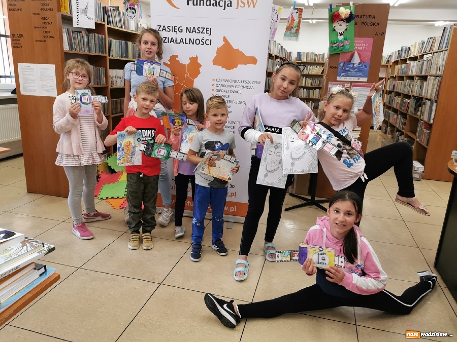 Zdjęcie w galerii na portalu naszwodzislaw.com: Mszańska biblioteka podsumowała wakacje z Fundacją JSW wiadomości z regionu