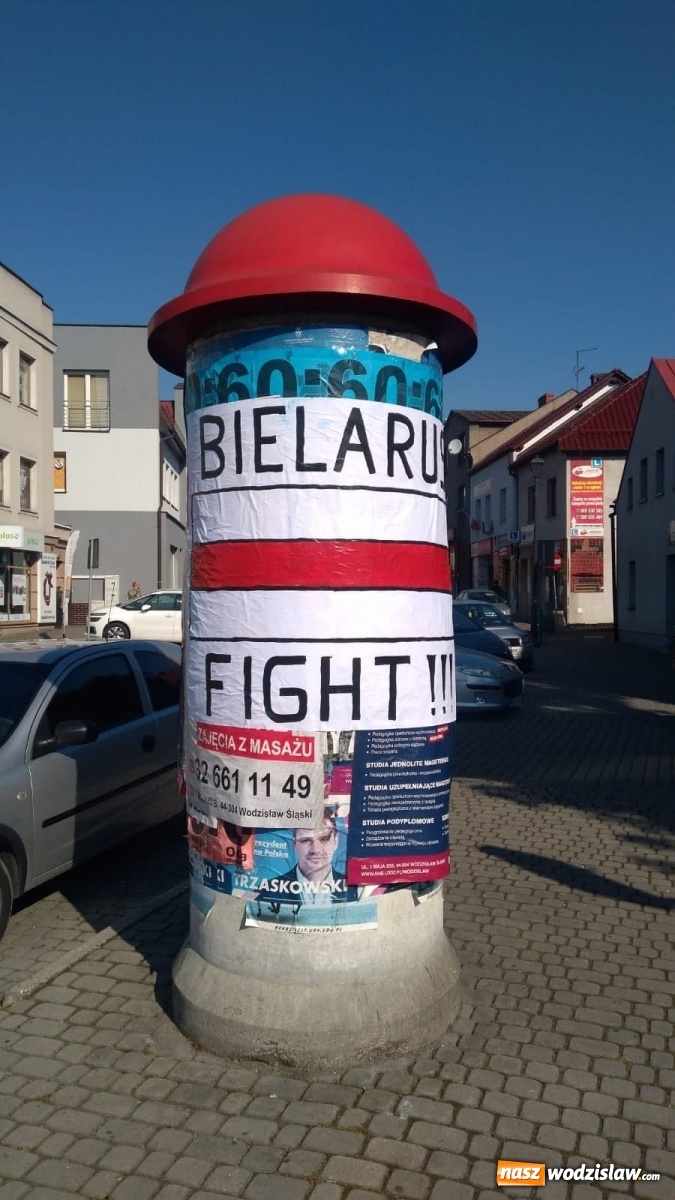 Zdjęcie w galerii na portalu naszwodzislaw.com: Wodzisławianie wspierają Białoruś [FOTO] wiadomości z regionu