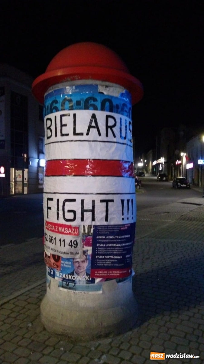 Zdjęcie w galerii na portalu naszwodzislaw.com: Wodzisławianie wspierają Białoruś [FOTO] wiadomości z regionu