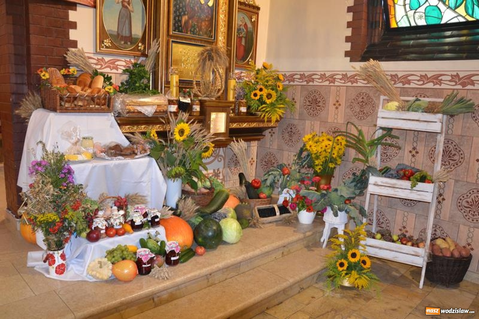 Zdjęcie w galerii na portalu naszwodzislaw.com: Gmina Mszana dziękowała za plony [FOTO] wiadomości z regionu