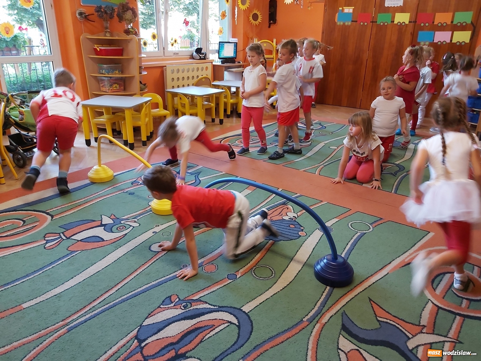 Zdjęcie w galerii na portalu naszwodzislaw.com: Przedszkolaki z Pszowa świętowały Narodowy Dzień Sportu wiadomości z regionu