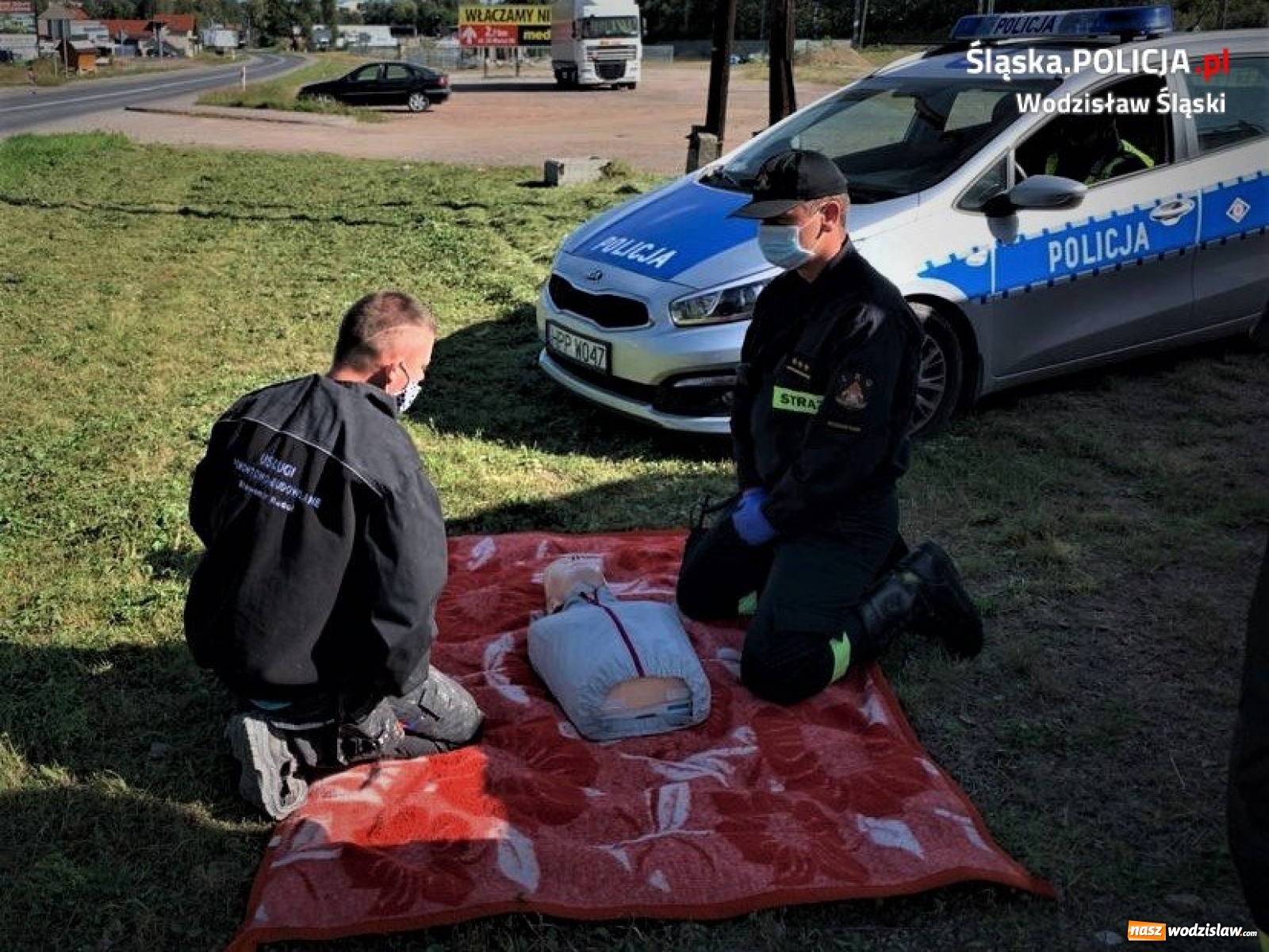 Zdjęcie w galerii na portalu naszwodzislaw.com: Road Safety Days. Wspólne działania policjantów i strażaków wiadomości z regionu