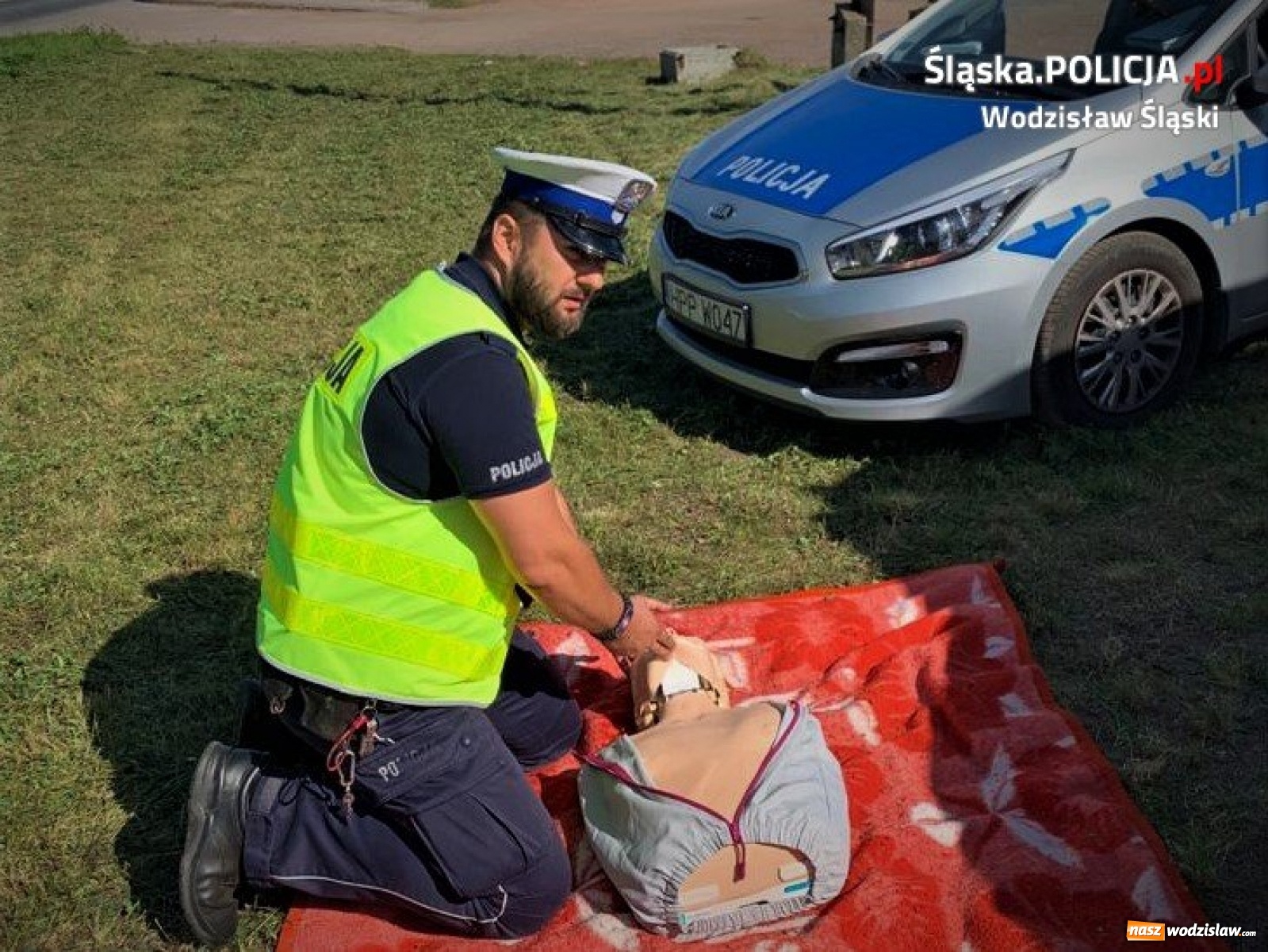 Zdjęcie w galerii na portalu naszwodzislaw.com: Road Safety Days. Wspólne działania policjantów i strażaków wiadomości z regionu
