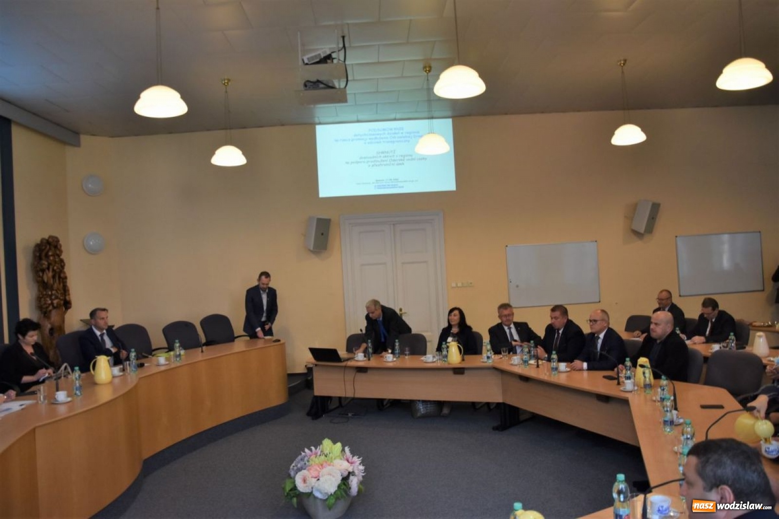 Zdjęcie w galerii na portalu naszwodzislaw.com: Rozmowy o kanale Odra – Dunaj wiadomości z regionu