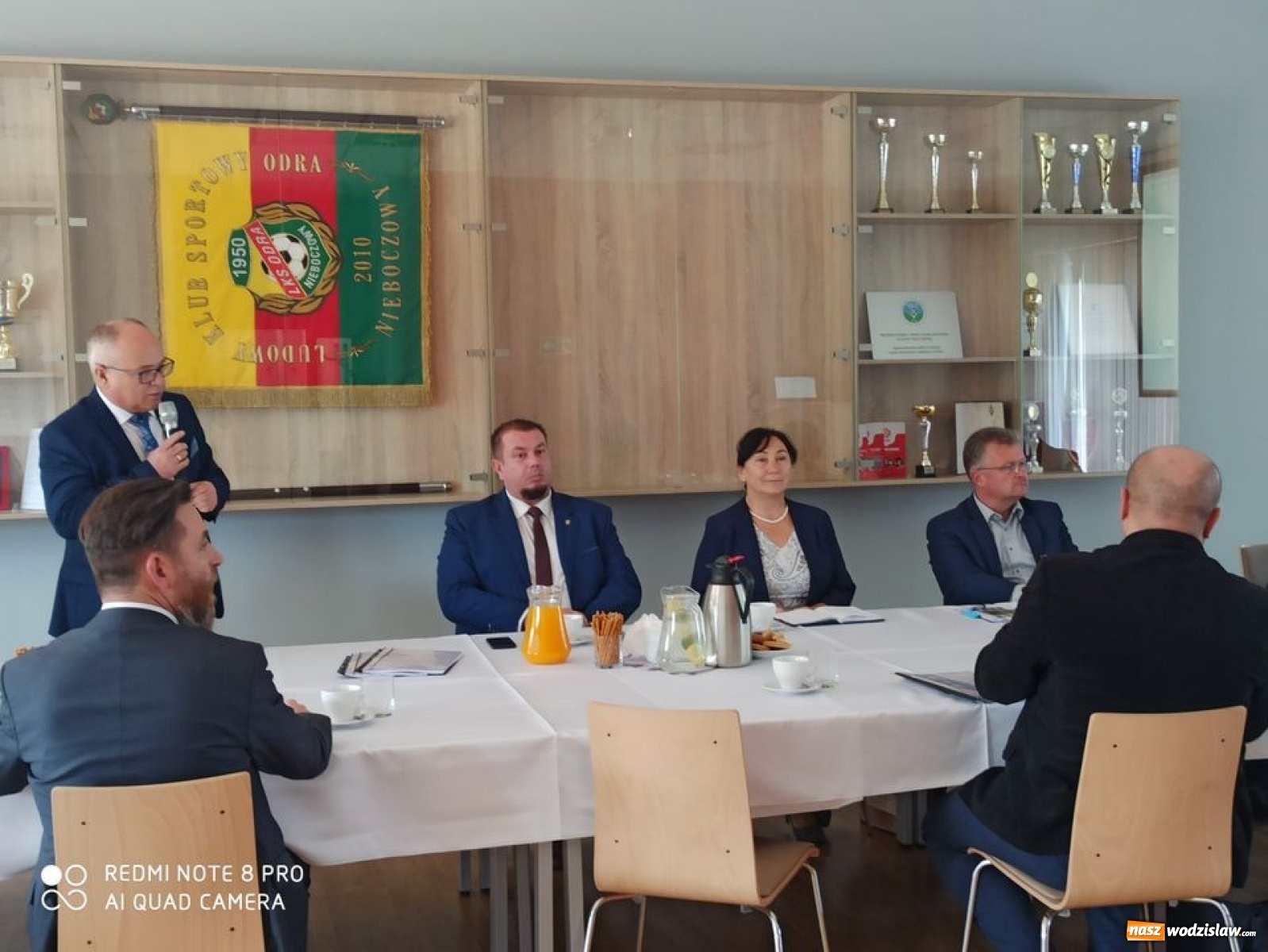 Zdjęcie w galerii na portalu naszwodzislaw.com: O kanale Odra-Dunaj-Łaba na konwencie w Nieboczowach wiadomości z regionu