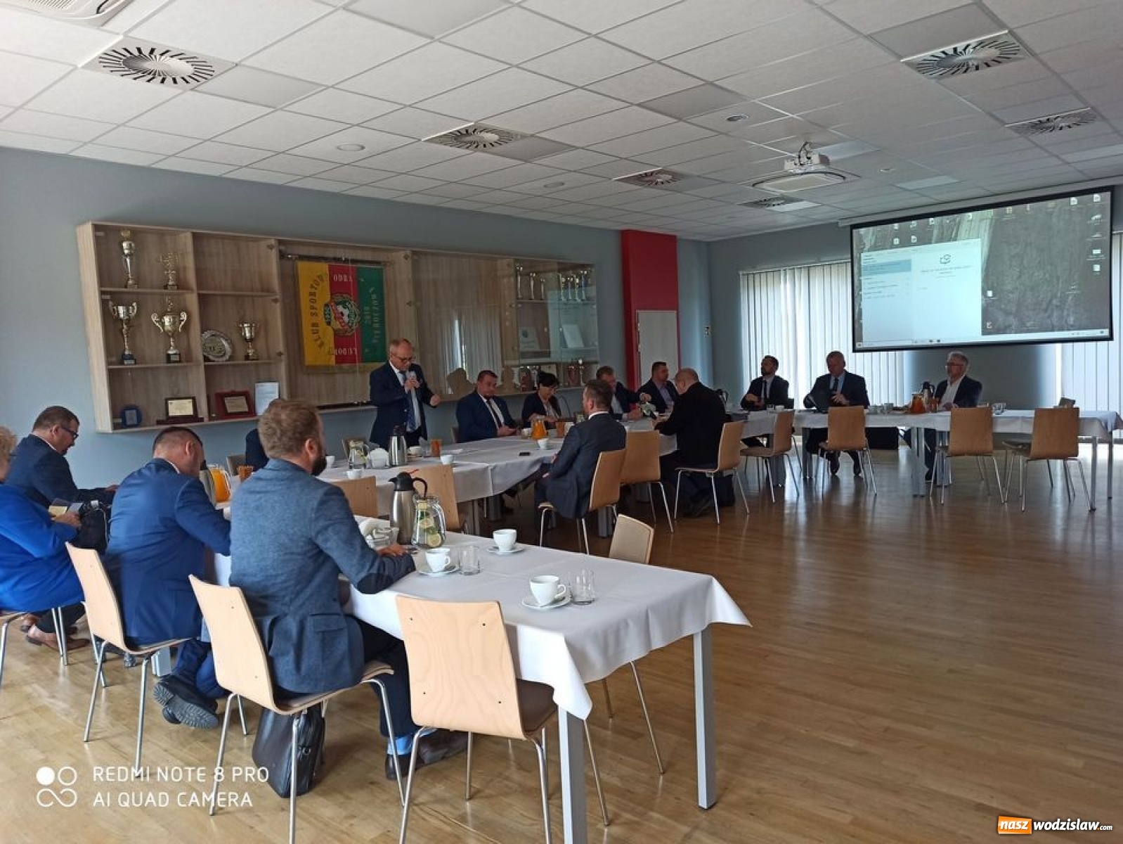 Zdjęcie w galerii na portalu naszwodzislaw.com: O kanale Odra-Dunaj-Łaba na konwencie w Nieboczowach wiadomości z regionu