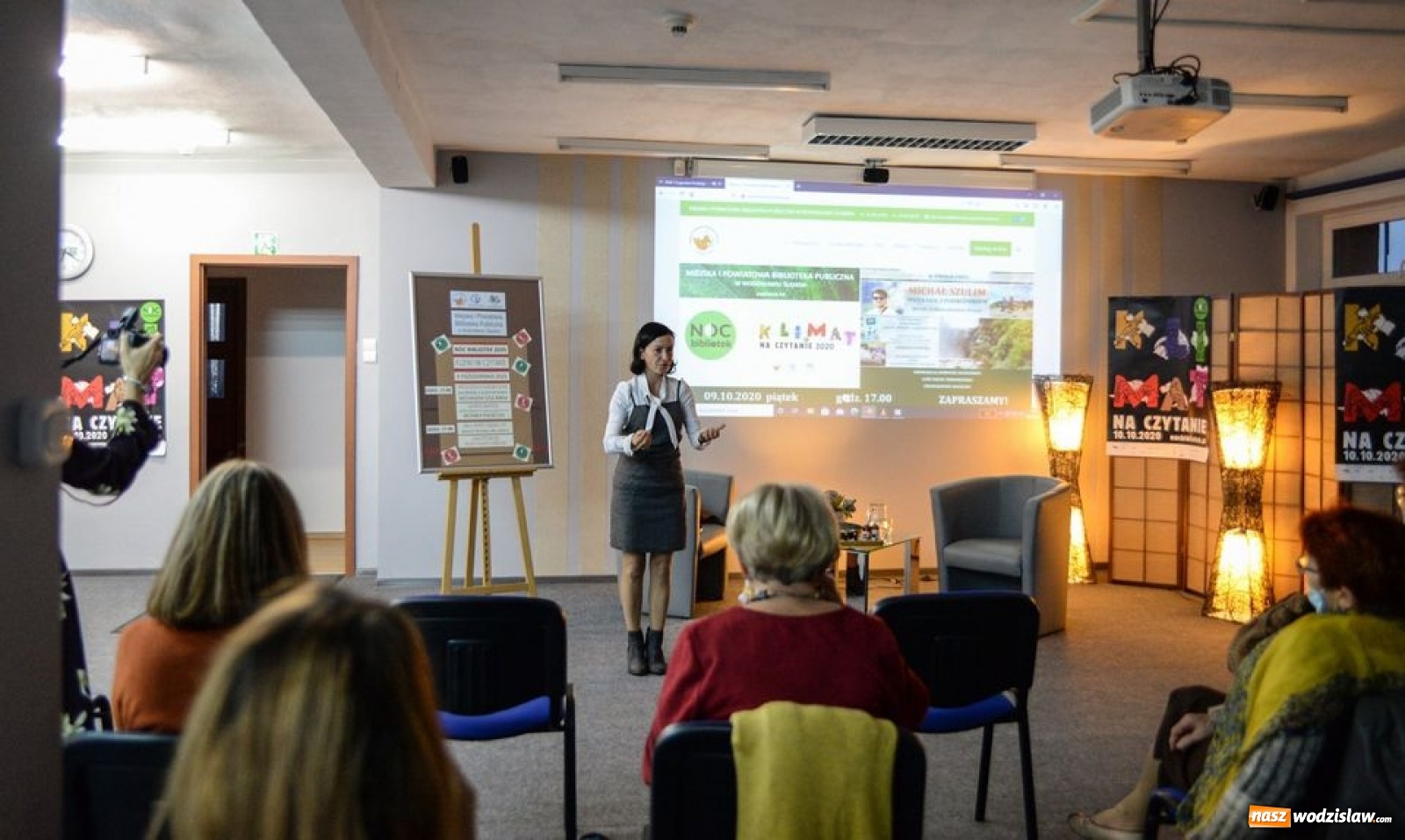 Zdjęcie w galerii na portalu naszwodzislaw.com: Noc Bibliotek w Wodzisławiu Śląskim za nami wiadomości z regionu