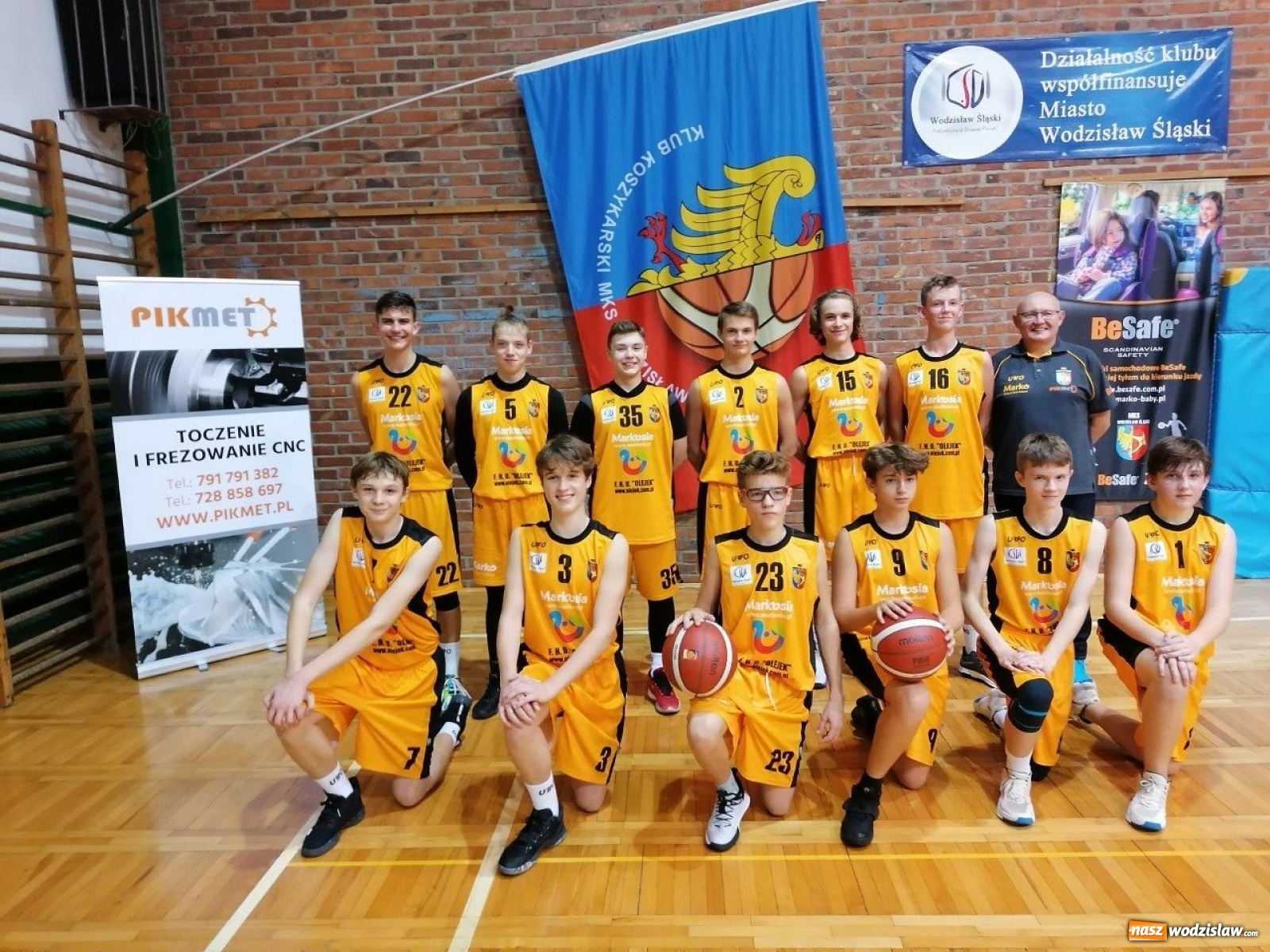 Zdjęcie w galerii na portalu naszwodzislaw.com: Zdecydowane zwycięstwo koszykarzy MKS Wodzisław z MUKK Pszczyna wiadomości z regionu