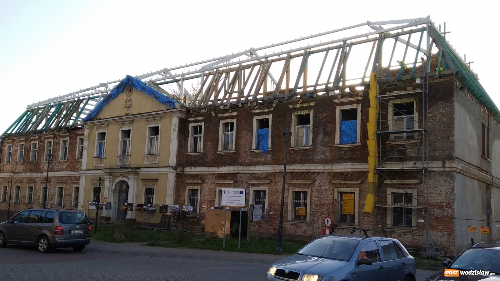 Zdjęcie w galerii na portalu naszwodzislaw.com: Intensywne prace w Pałacu Dietrichsteinów wiadomości z regionu