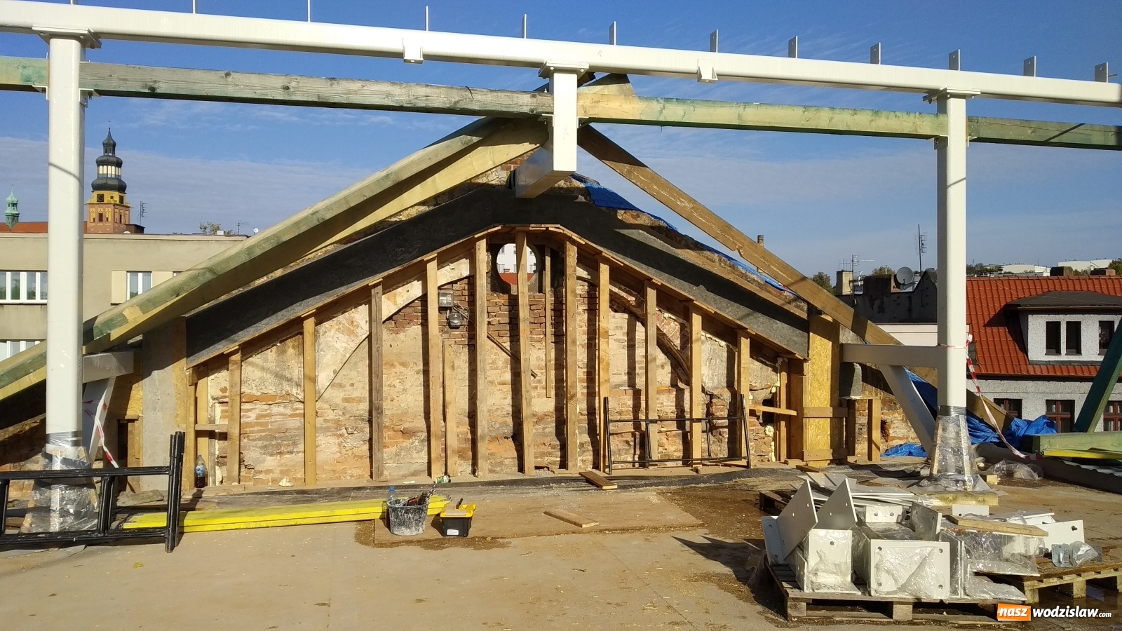 Zdjęcie w galerii na portalu naszwodzislaw.com: Intensywne prace w Pałacu Dietrichsteinów wiadomości z regionu