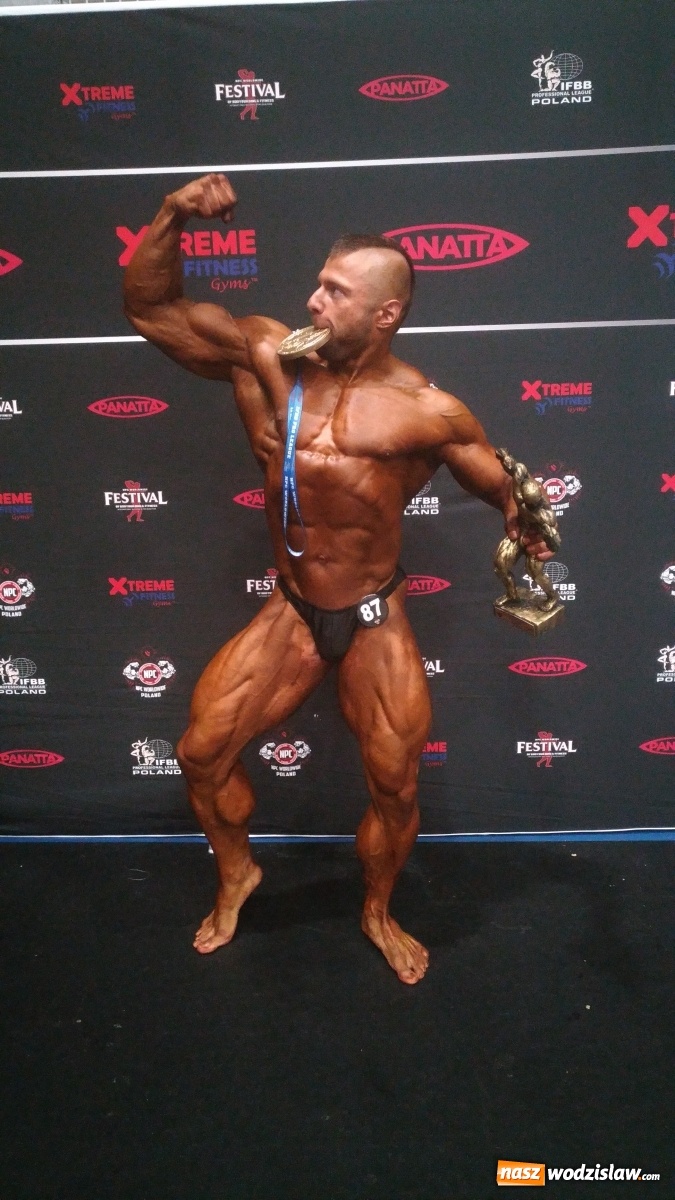 Zdjęcie w galerii na portalu naszwodzislaw.com: Kolejne sukcesy Dawida Cnoty, kulturysty z Czyżowic wiadomości z regionu