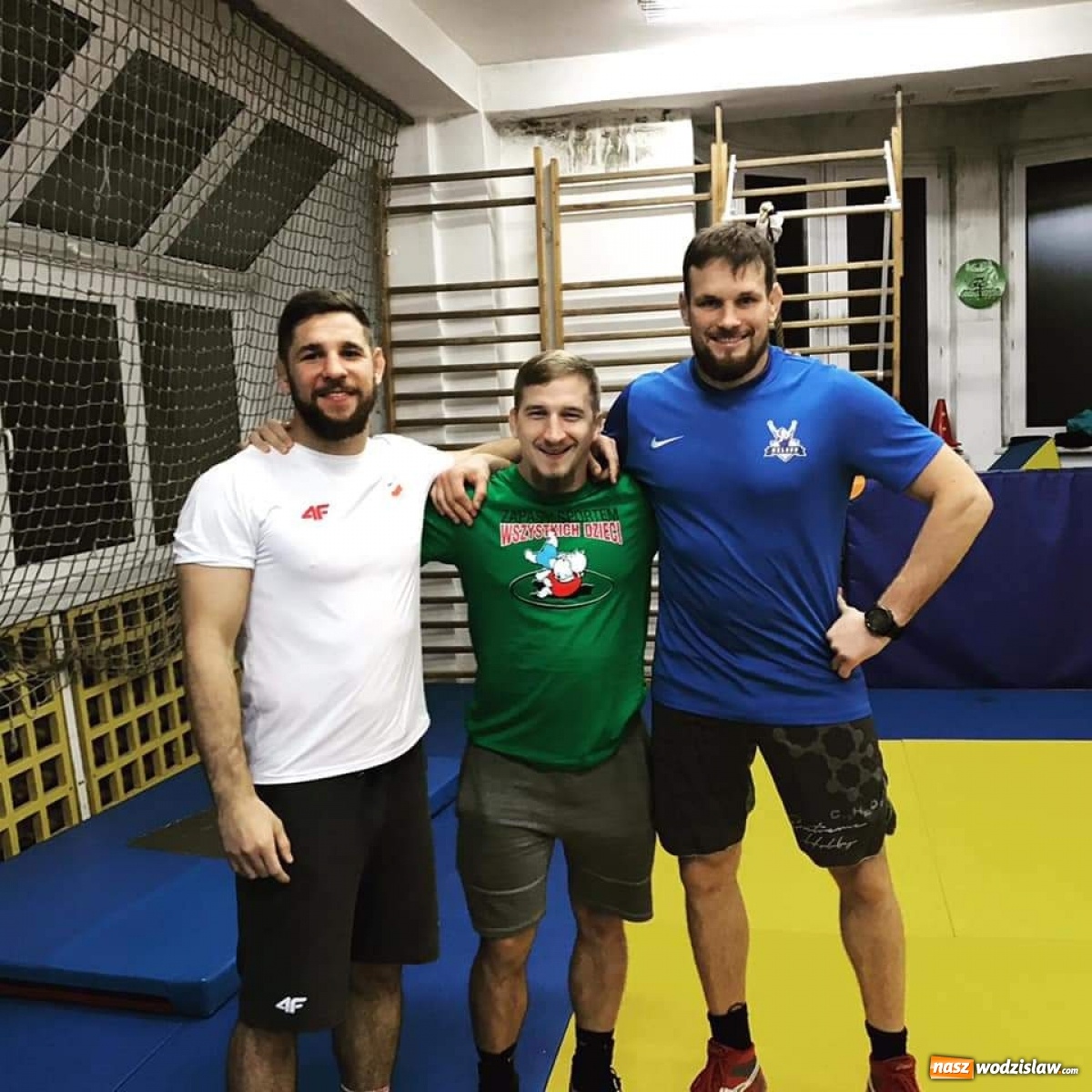 Zdjęcie w galerii na portalu naszwodzislaw.com: Mistrz Polski w zapasach na treningu Akademii Sportowej Top Team wiadomości z regionu