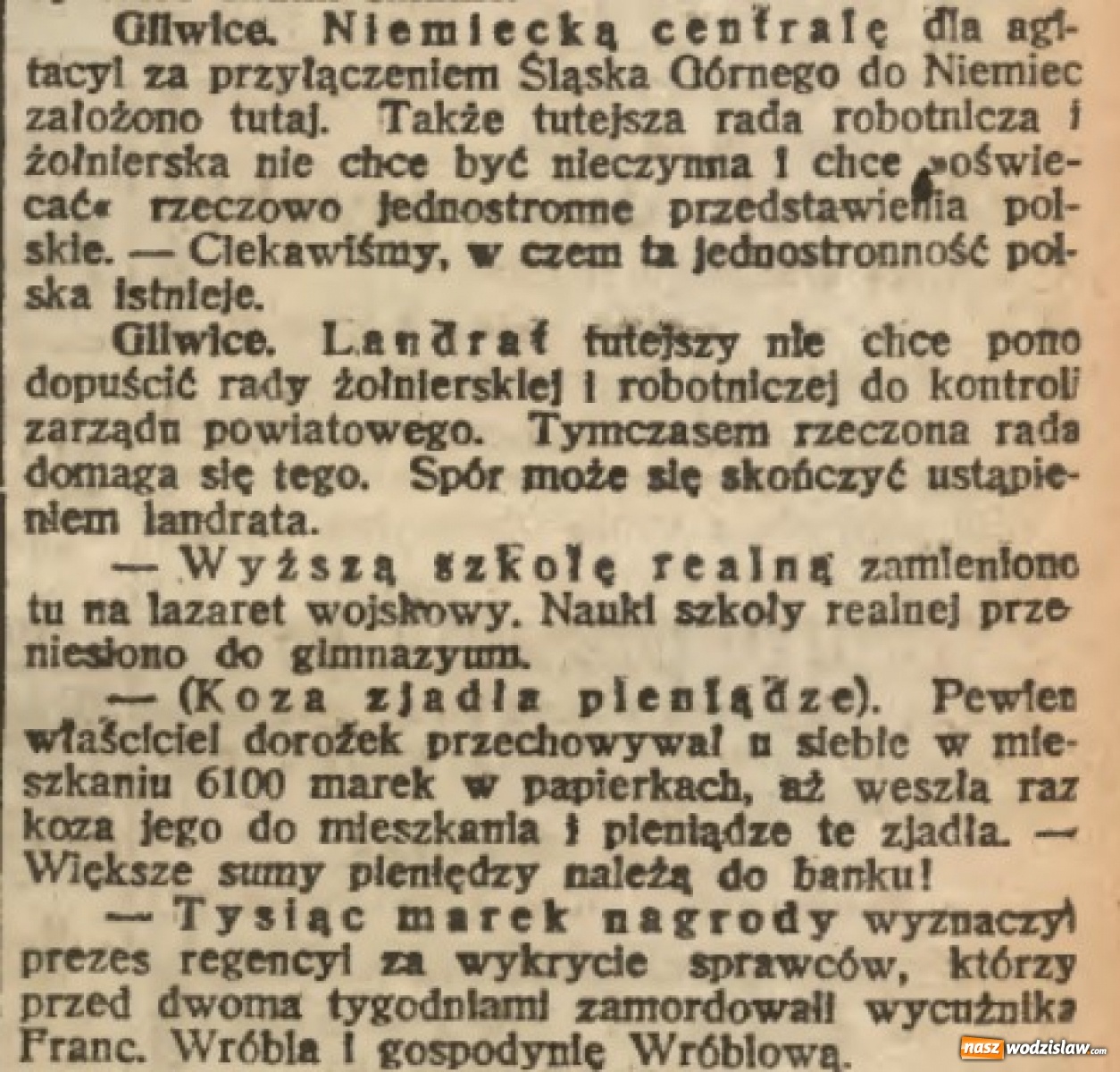 Zdjęcie w galerii na portalu naszwodzislaw.com: Powstało archiwum śląskich wycinków prasowych on-line wiadomości z regionu