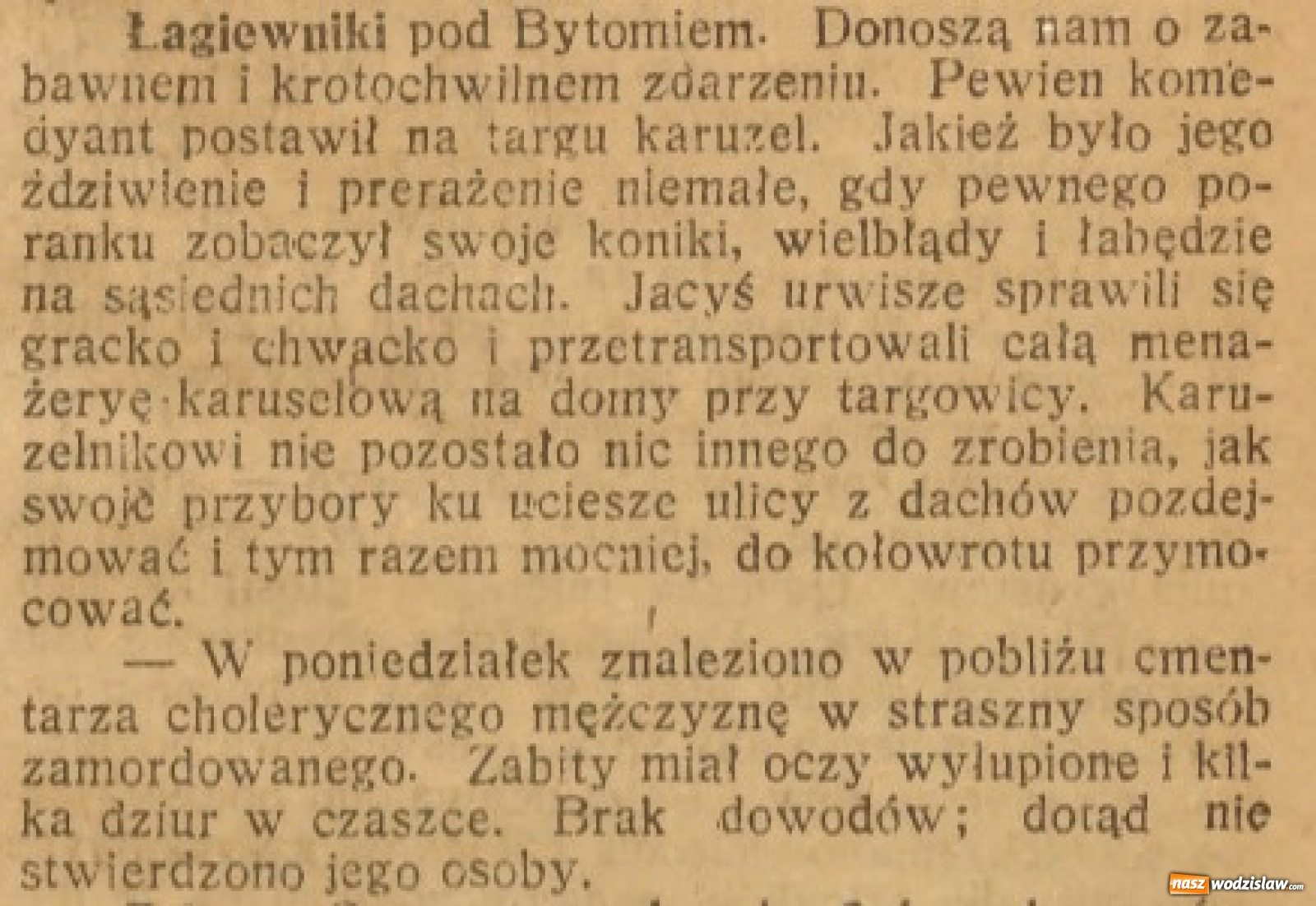 Zdjęcie w galerii na portalu naszwodzislaw.com: Powstało archiwum śląskich wycinków prasowych on-line wiadomości z regionu