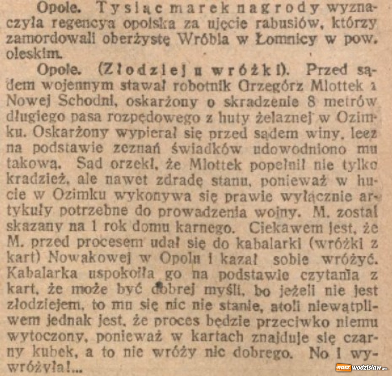 Zdjęcie w galerii na portalu naszwodzislaw.com: Powstało archiwum śląskich wycinków prasowych on-line wiadomości z regionu