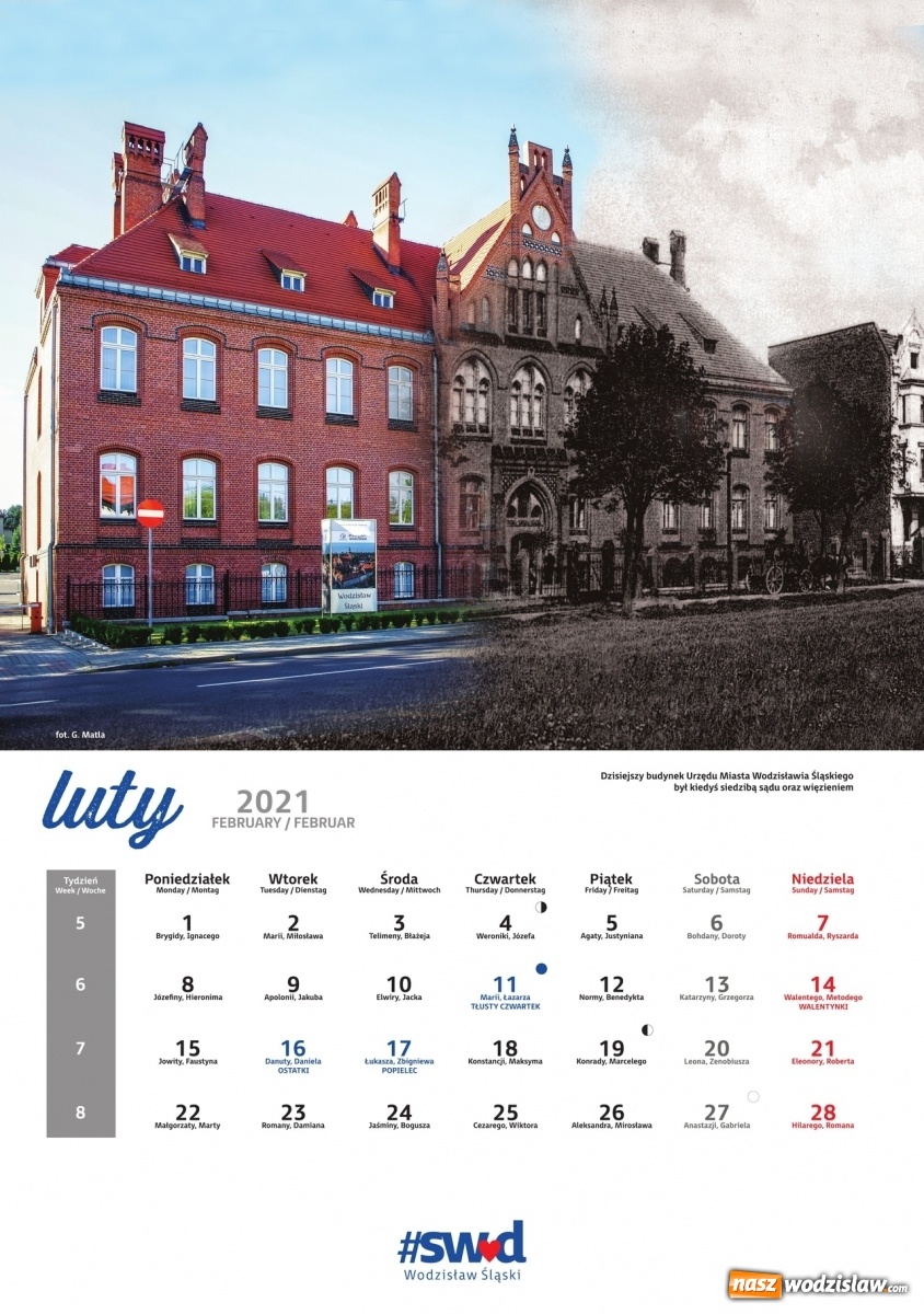 Zdjęcie w galerii na portalu naszwodzislaw.com: Niezwykły miejski kalendarz na 2021 rok wiadomości z regionu