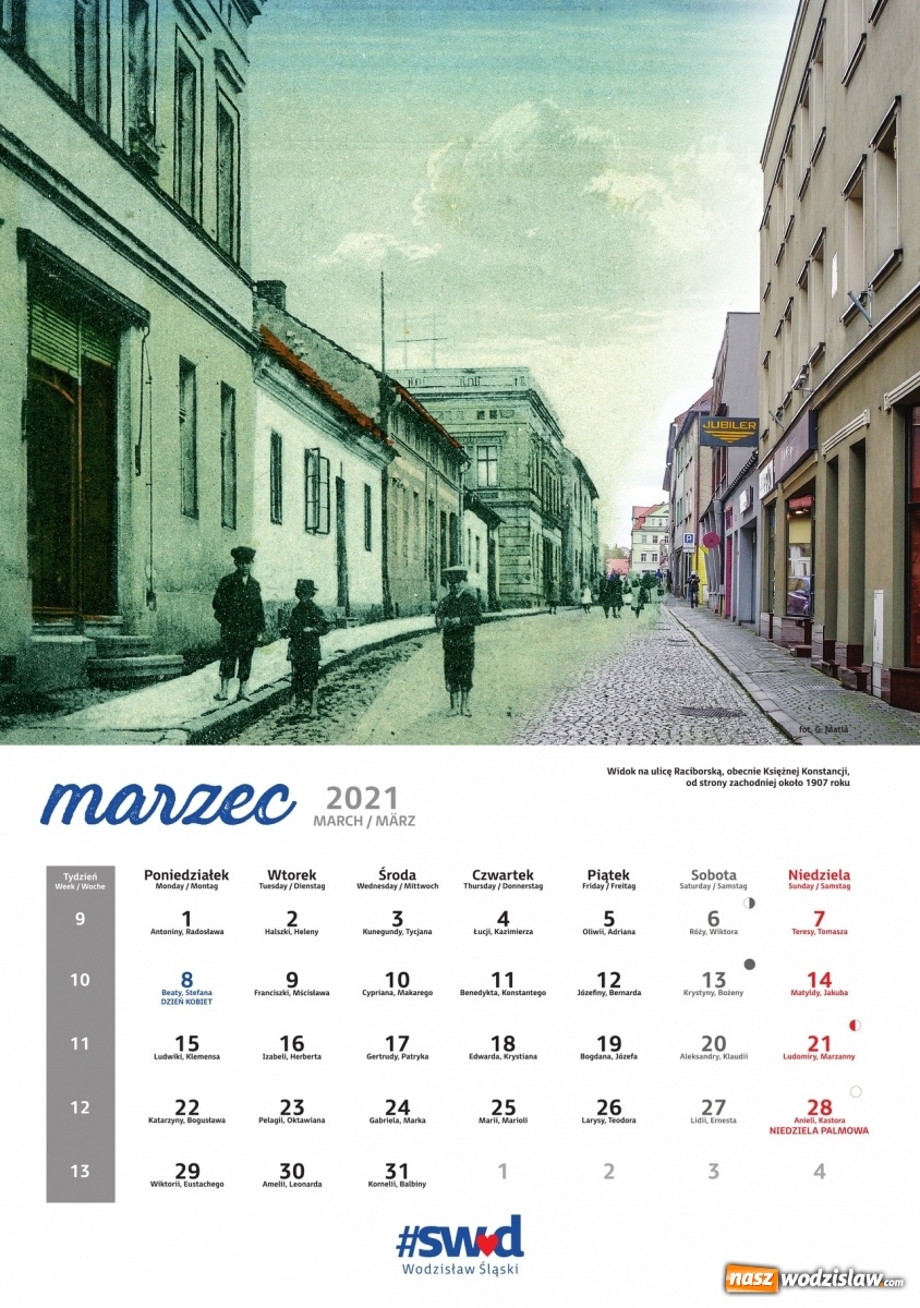 Zdjęcie w galerii na portalu naszwodzislaw.com: Niezwykły miejski kalendarz na 2021 rok wiadomości z regionu