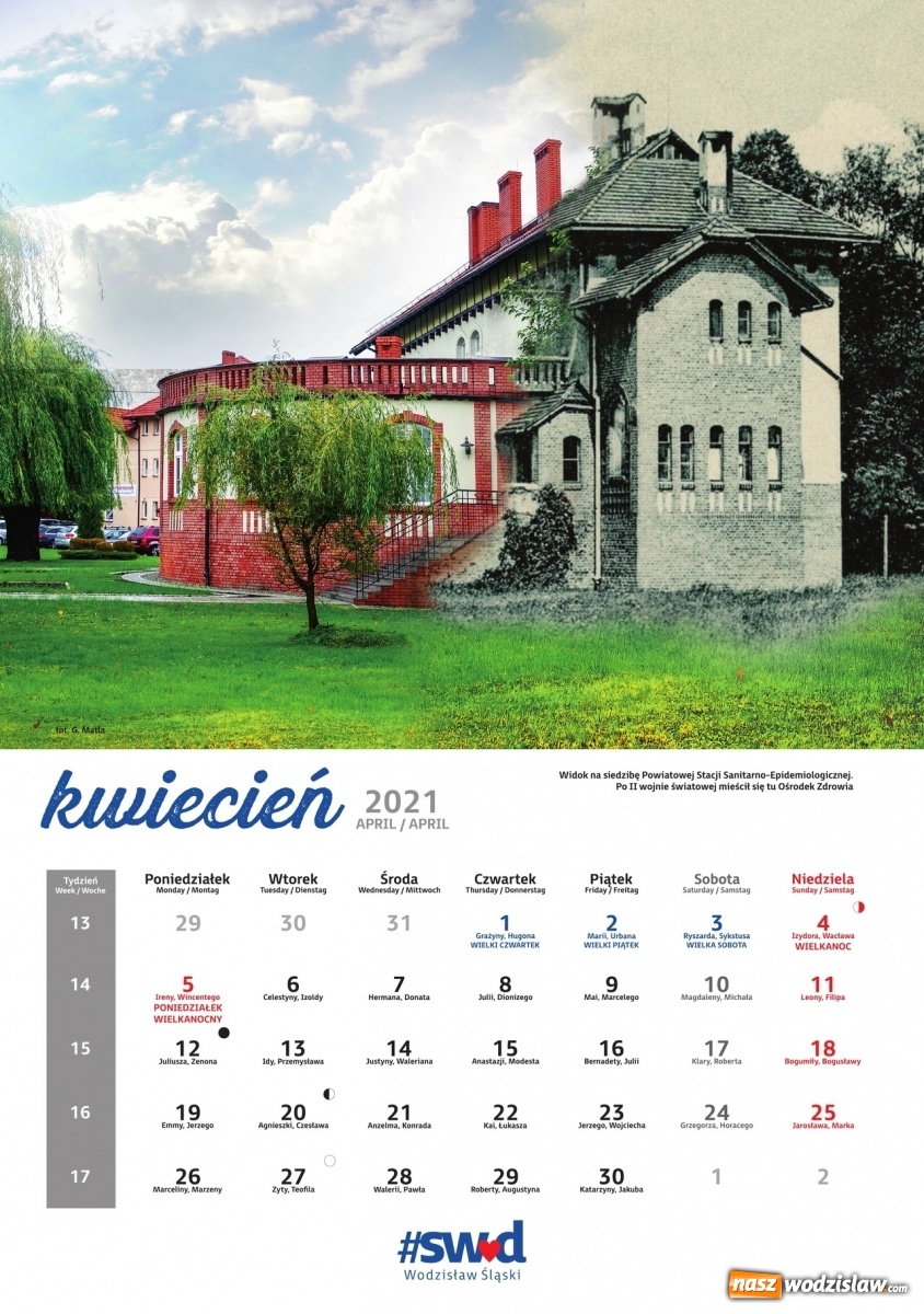 Zdjęcie w galerii na portalu naszwodzislaw.com: Niezwykły miejski kalendarz na 2021 rok wiadomości z regionu