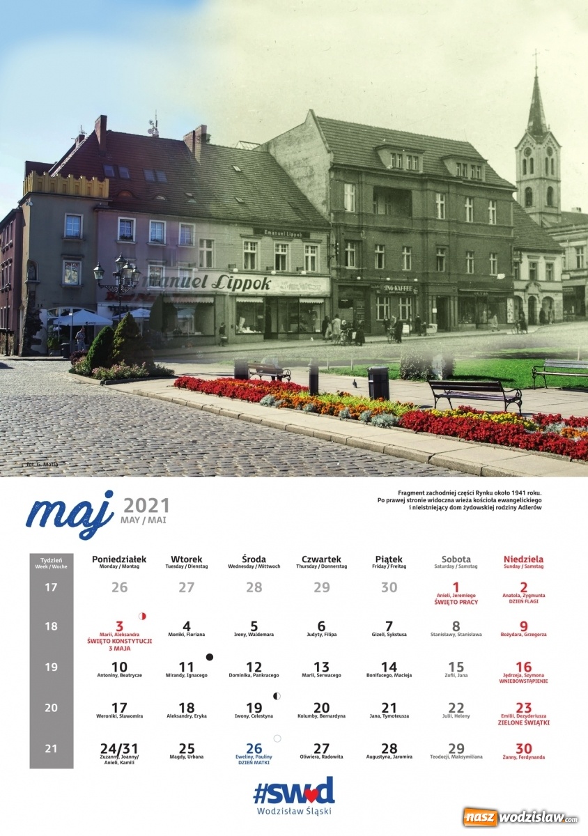 Zdjęcie w galerii na portalu naszwodzislaw.com: Niezwykły miejski kalendarz na 2021 rok wiadomości z regionu