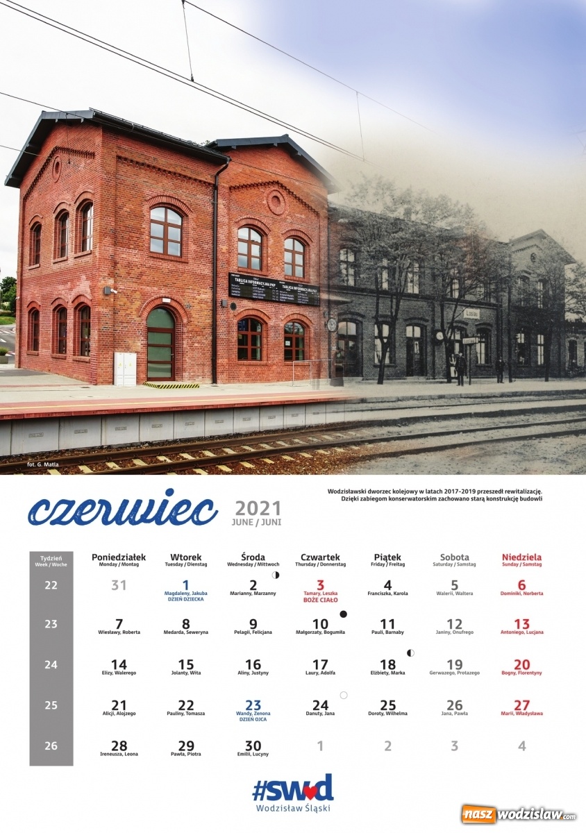 Zdjęcie w galerii na portalu naszwodzislaw.com: Niezwykły miejski kalendarz na 2021 rok wiadomości z regionu